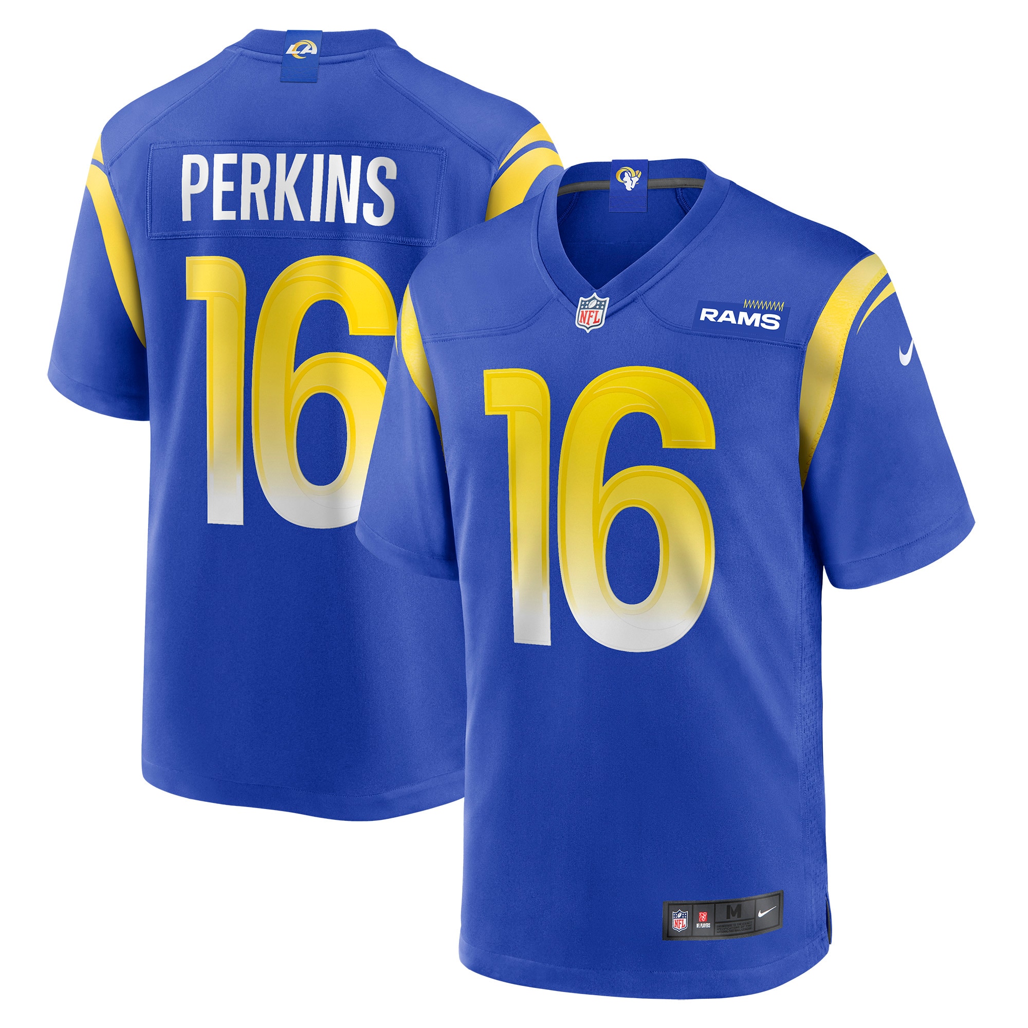 Los Angeles Rams Bryce Perkins Royal Game Player Jersey for Youth Women Men - Friend Lounge Store - Shop for All Things Jerseys Sports - PersonalJerseys