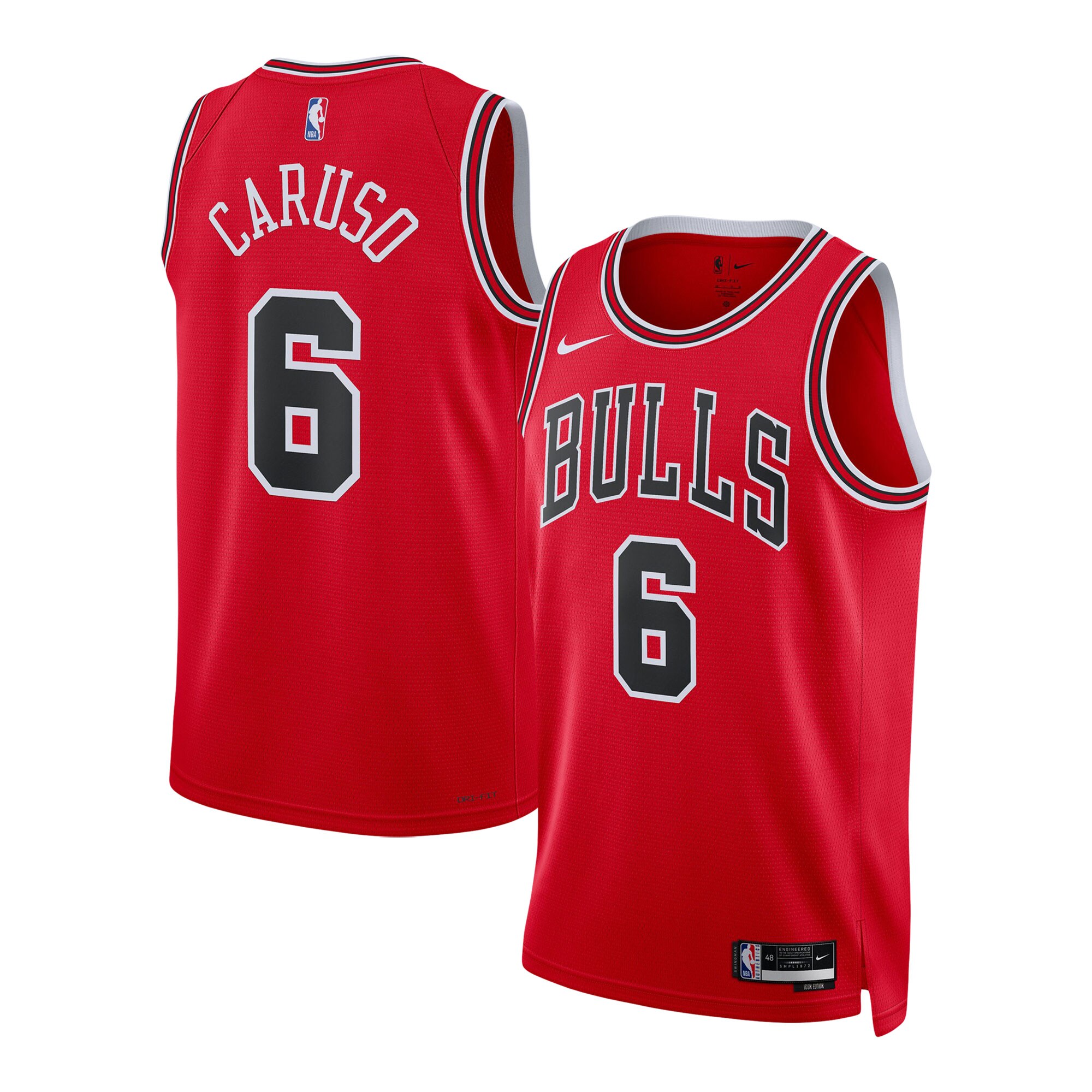 Alex Caruso Chicago Bulls Nike Unisex Swingman Jersey - Association Edition - Red - PersonalJerseys