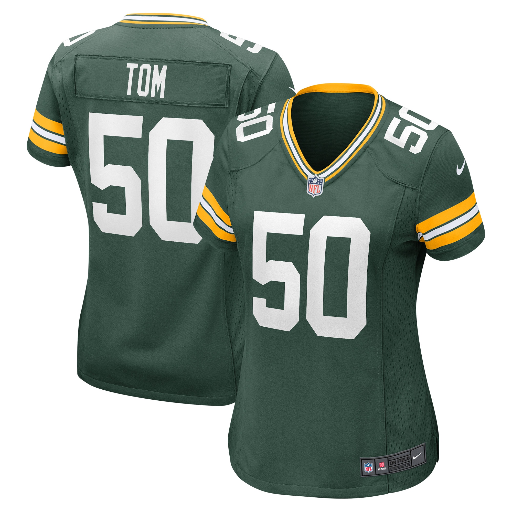 Green Bay Packers Zach Tom Green Game Player Jersey for Youth Women Men - Friend Lounge Store - Shop for All Things Jerseys Sports - PersonalJerseys
