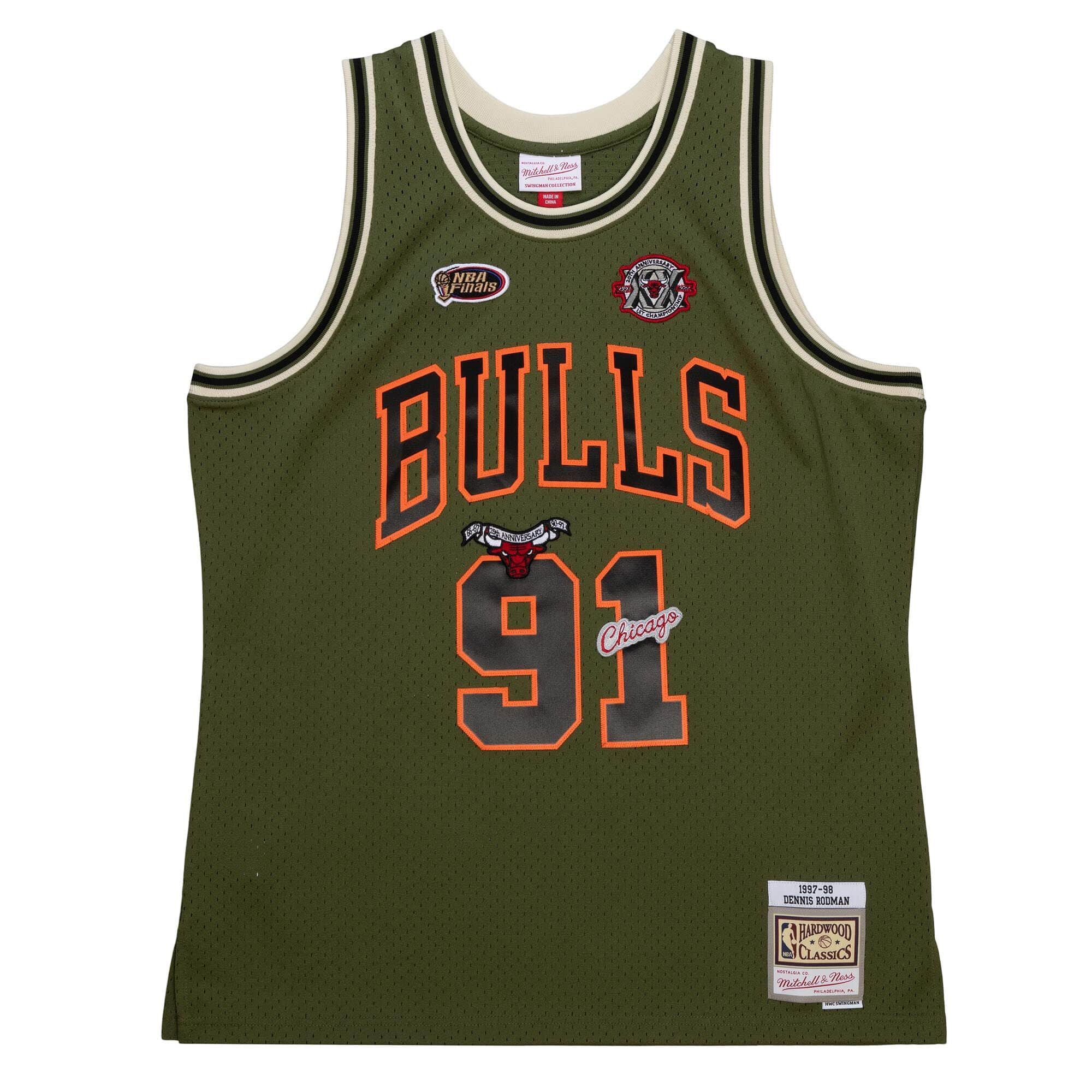 Flight Swingman Dennis Rodman Chicago Bulls 1997-98 Jersey - PersonalJerseys