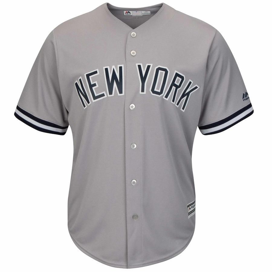 Giancarlo Stanton New York Yankees Majestic Big And Tall Alternate Cool Base Player Jersey - Gray - Friend Lounge Store - Shop for All Things Jerseys Sports - PersonalJerseys