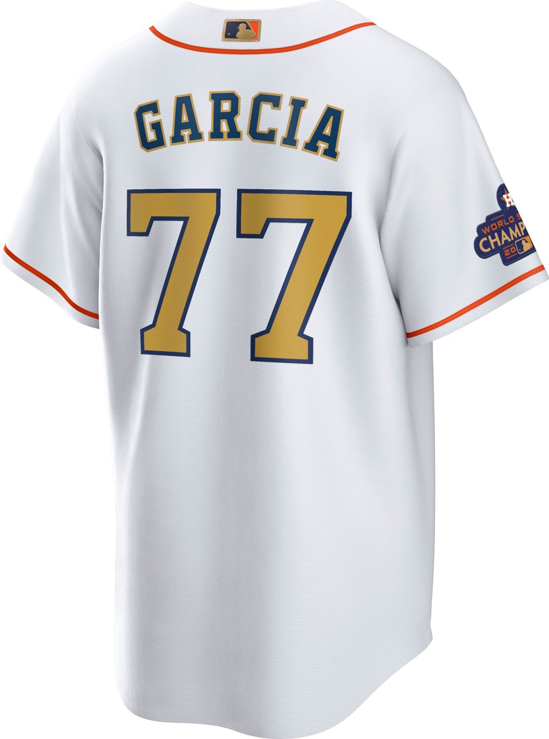 Nike Men's Houston Astros Gold Luis Garcia Replica Jersey - PersonalJerseys