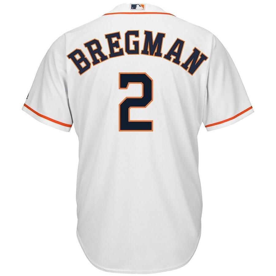 Alex Bregman Houston Astros Majestic Home Official Cool Base Player Jersey - White - Friend Lounge Store - Shop for All Things Jerseys Sports - PersonalJerseys