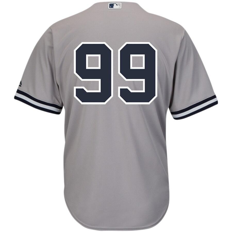 Aaron Judge New York Yankees Majestic Cool Base Player Jersey - Gray - Friend Lounge Store - Shop for All Things Jerseys Sports - PersonalJerseys