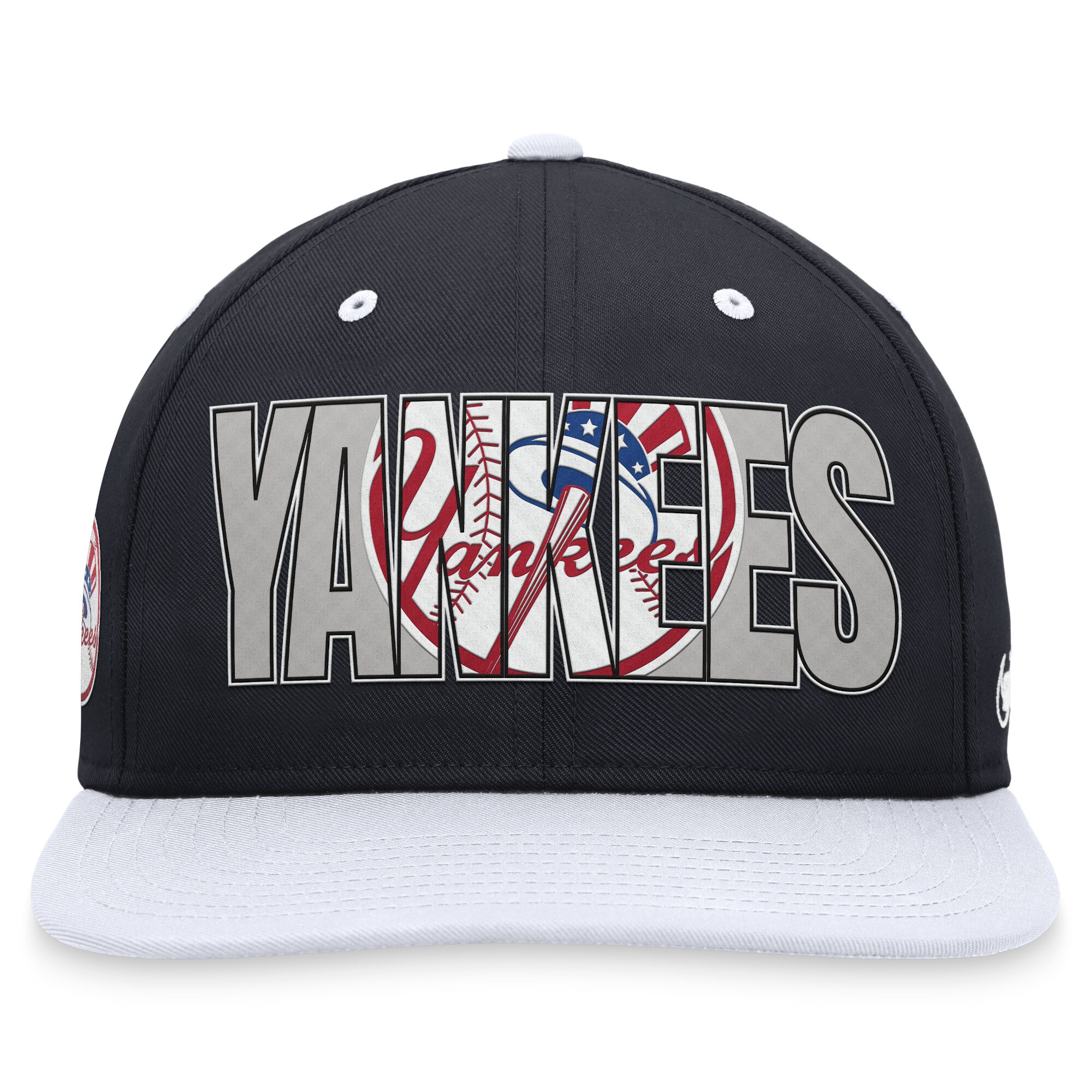 New York Yankees Nike Cooperstown Collection Pro Snapback Hat - Navy - PersonalJerseys