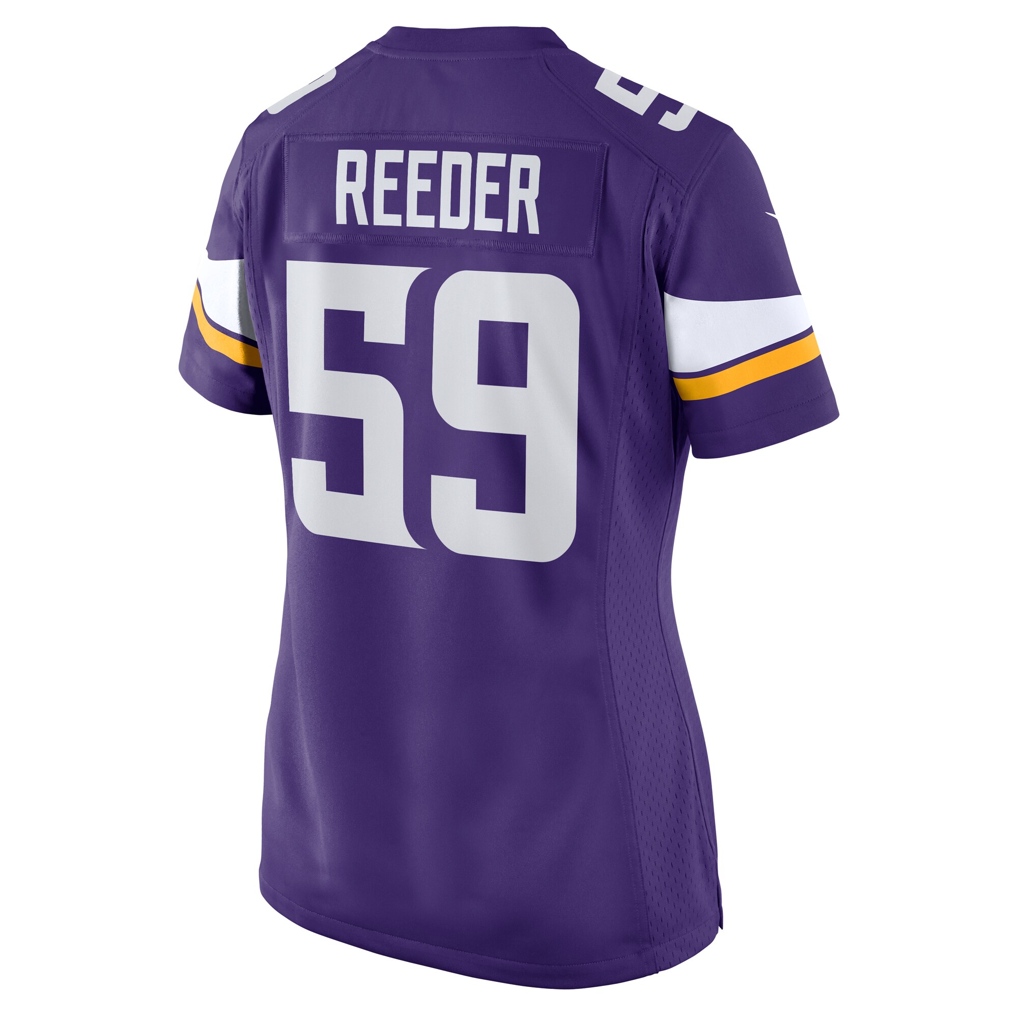 Minnesota Vikings Troy Reeder Purple Game Jersey for Youth Women Men - Friend Lounge Store - Shop for All Things Jerseys Sports - PersonalJerseys
