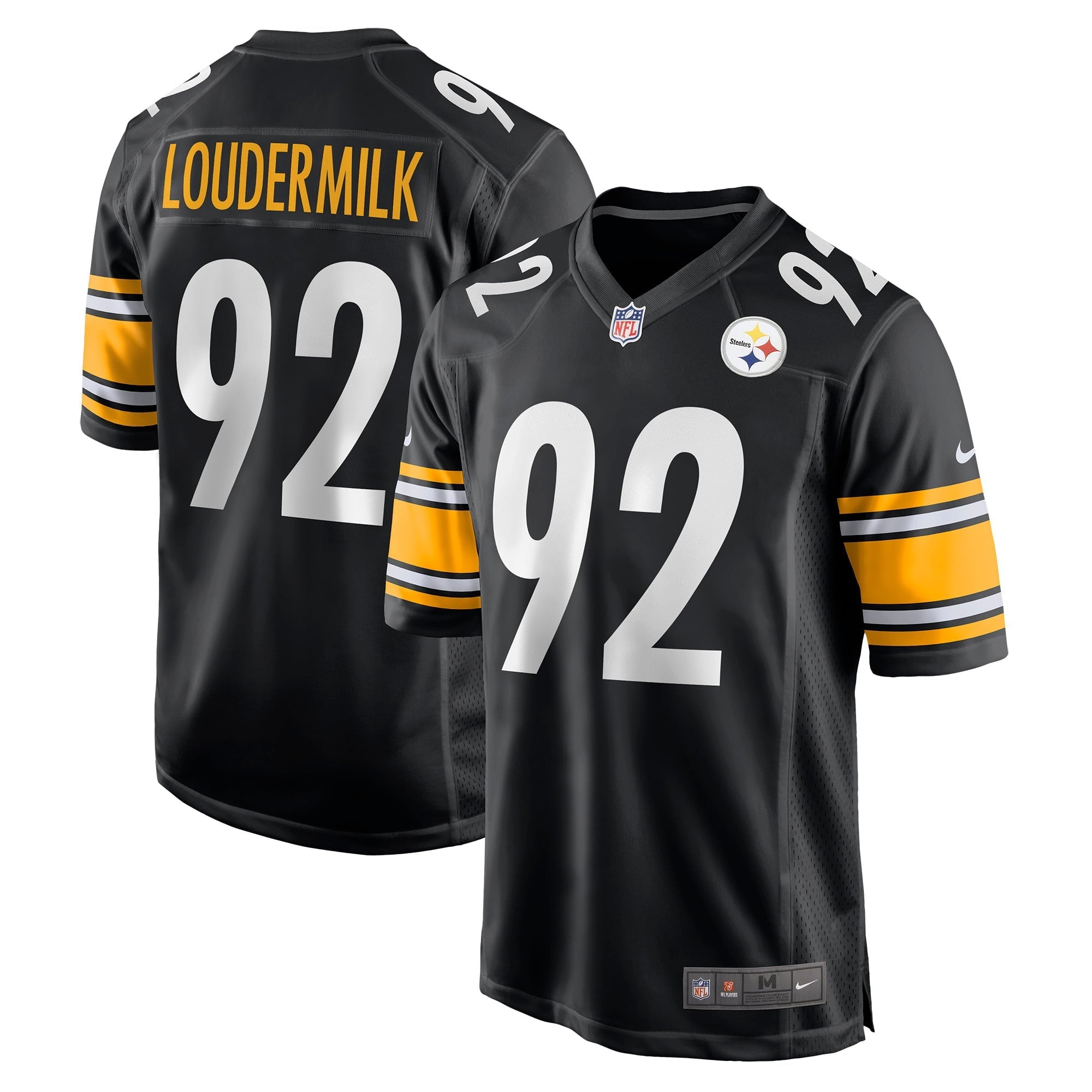 Men's Nike Isaiahh Loudermilk Black Pittsburgh Steelers Game Jersey - PersonalJerseys