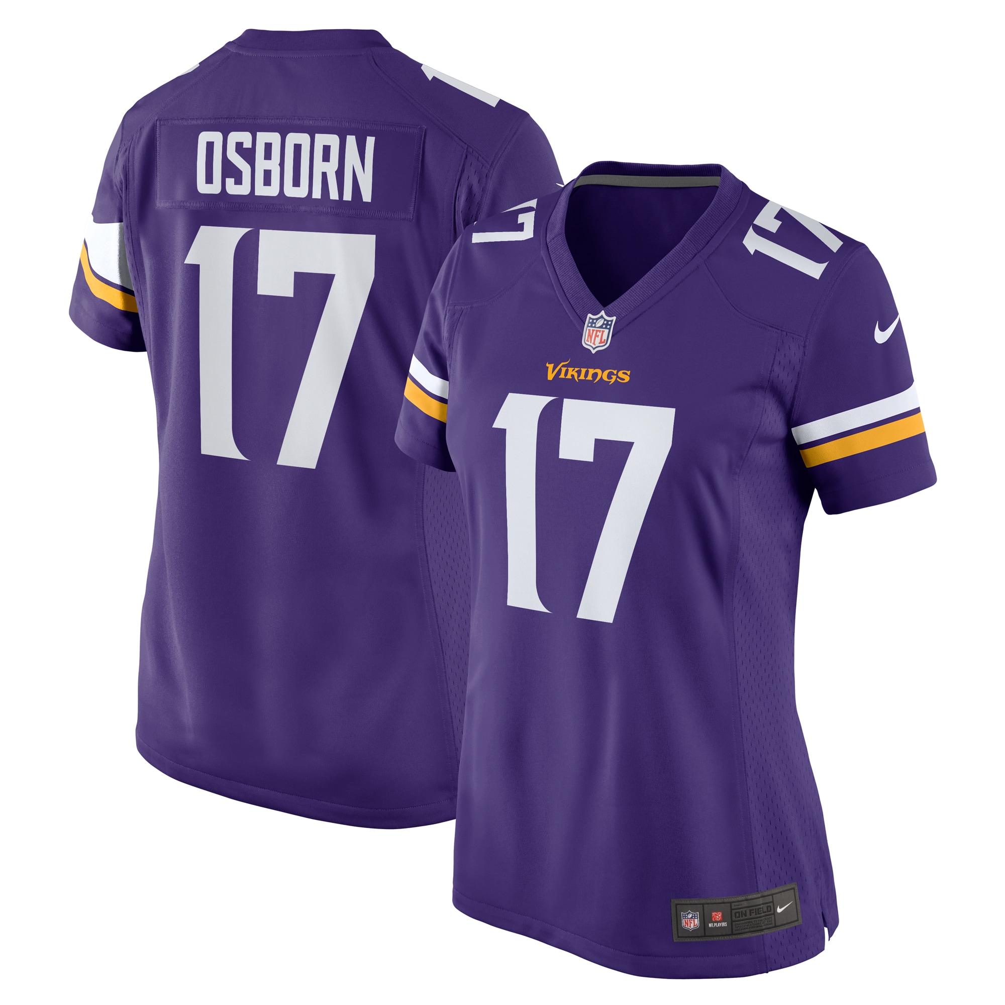 K.J. Osborn Minnesota Vikings Nike Women's Game Jersey - Purple - PersonalJerseys