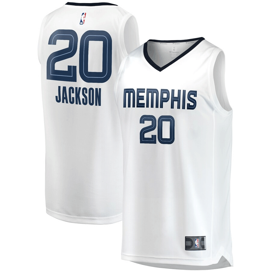 Josh Jackson Memphis Grizzlies Branded Fast Break Player Jersey White - Association Edition - Friend Lounge Store - Shop for All Things Jerseys Sports - PersonalJerseys