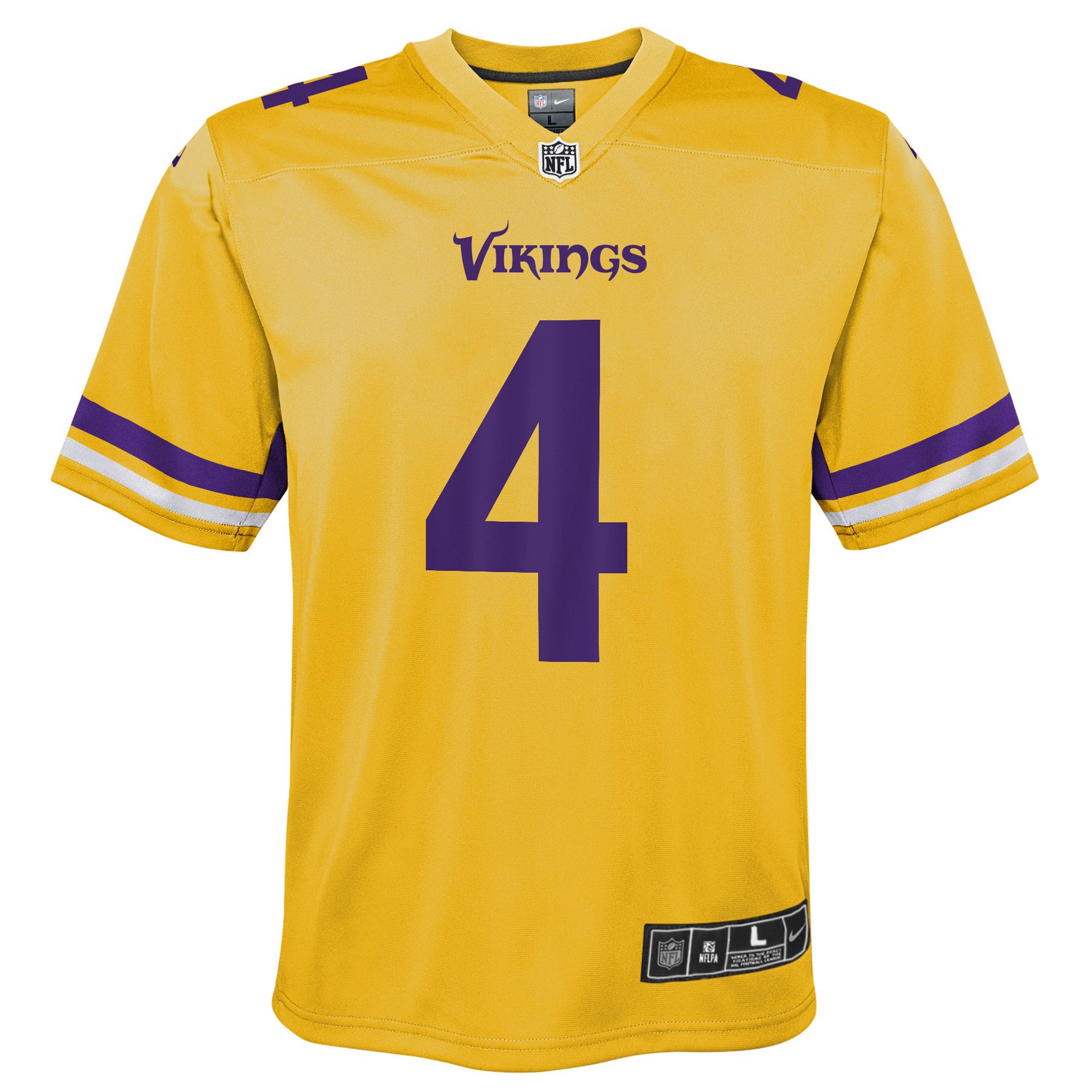 Dalvin Cook Minnesota Vikings Nike Youth Team Inverted Game Jersey - Gold - PersonalJerseys