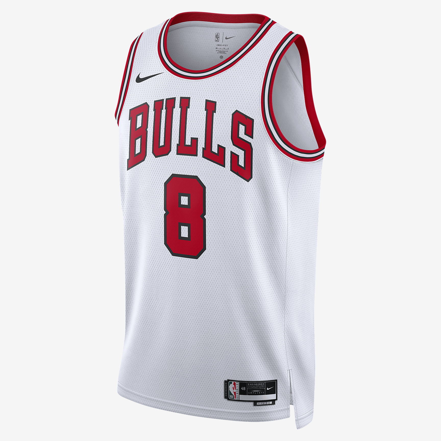 Chicago Bulls Association Edition 2022/23 Nike Dri-FIT NBA Swingman Jersey - White - PersonalJerseys