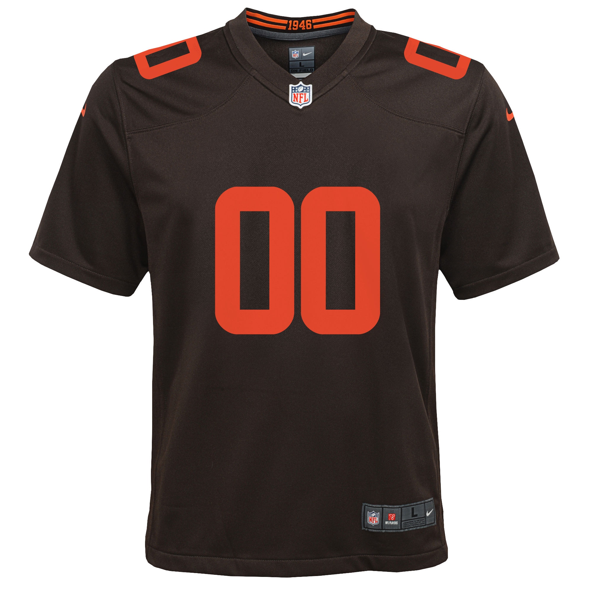 Cleveland Browns Nike Youth Alternate Custom Game Jersey - Brown - PersonalJerseys