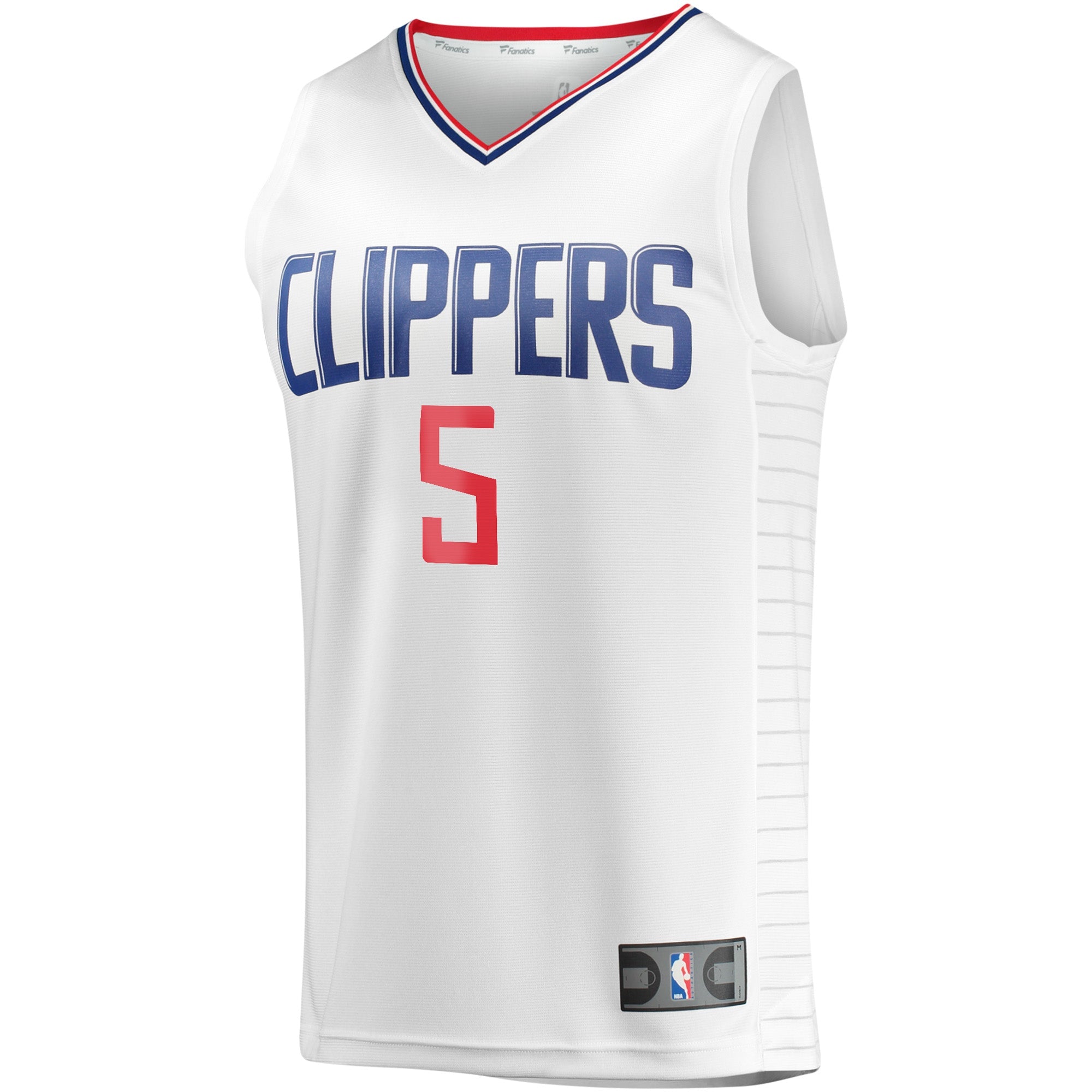 Youth Fanatics Branded Bones Hyland White LA Clippers Fast Break Player Jersey - Association Edition - PersonalJerseys