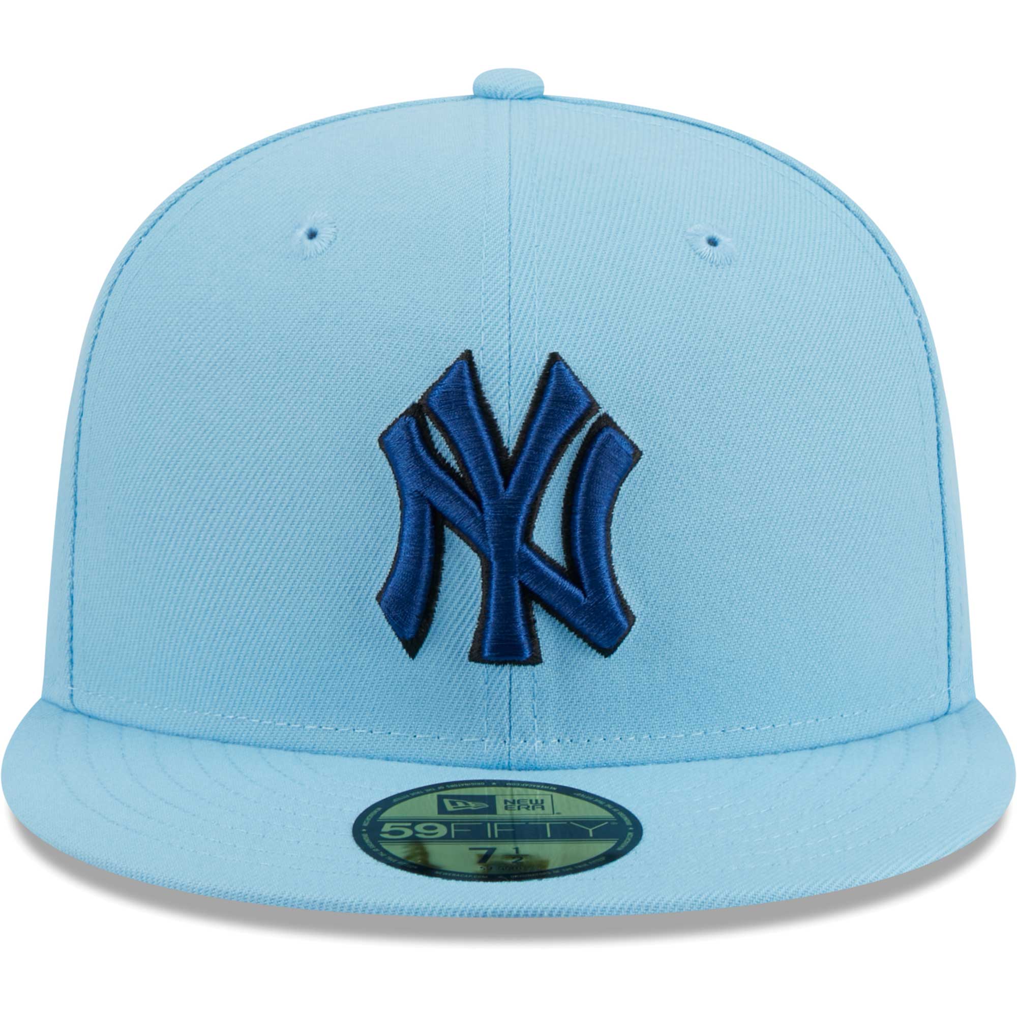 New York Yankees New Era 59FIFTY Fitted Hat - Light Blue - PersonalJerseys