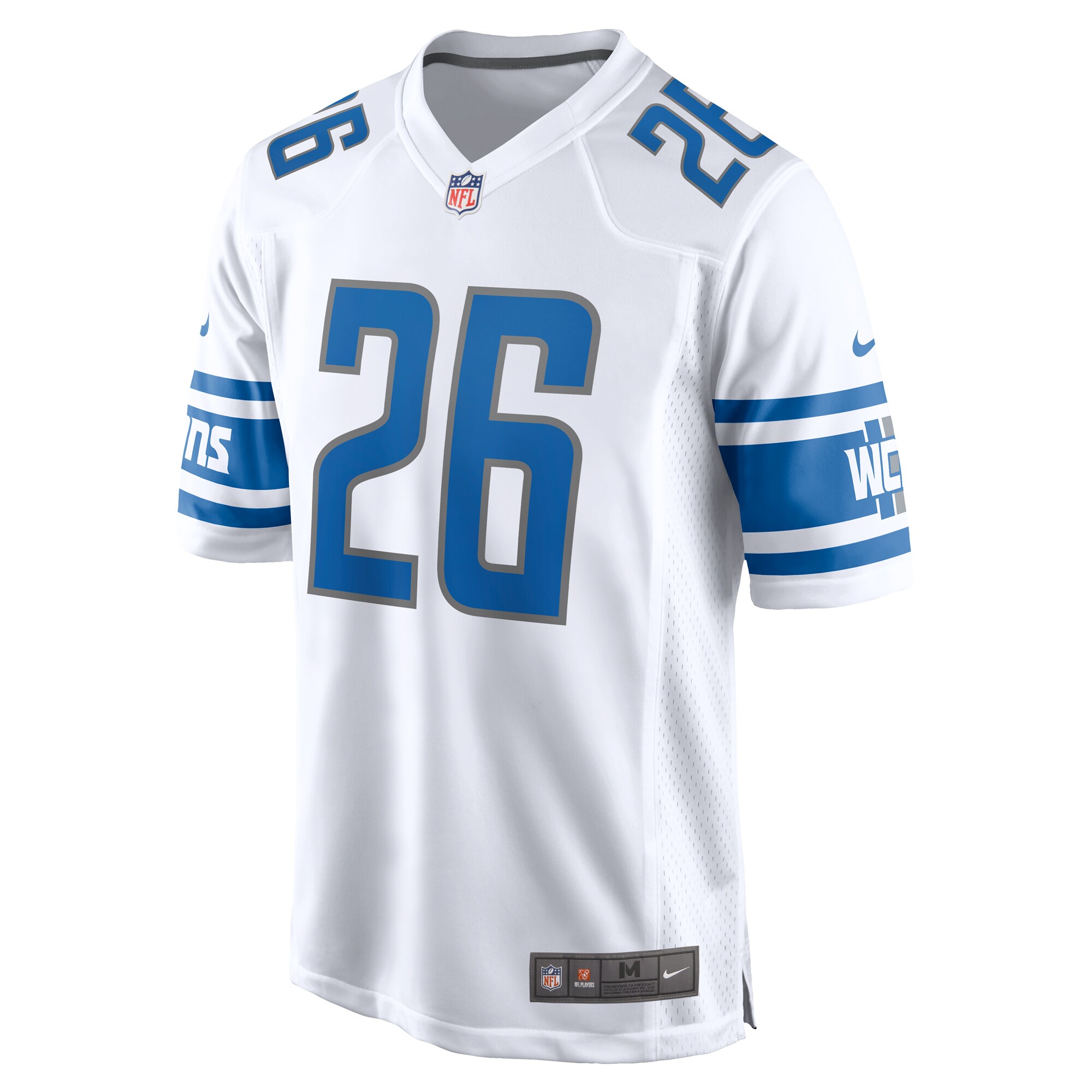 Jahmyr Gibbs Detroit Lions Nike Game Jersey - White - PersonalJerseys