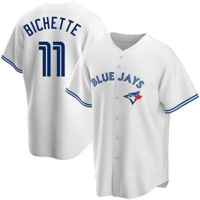 Mens Toronto Blue Jays Bo Bichette Cool Base Replica Jersey White - PersonalJerseys