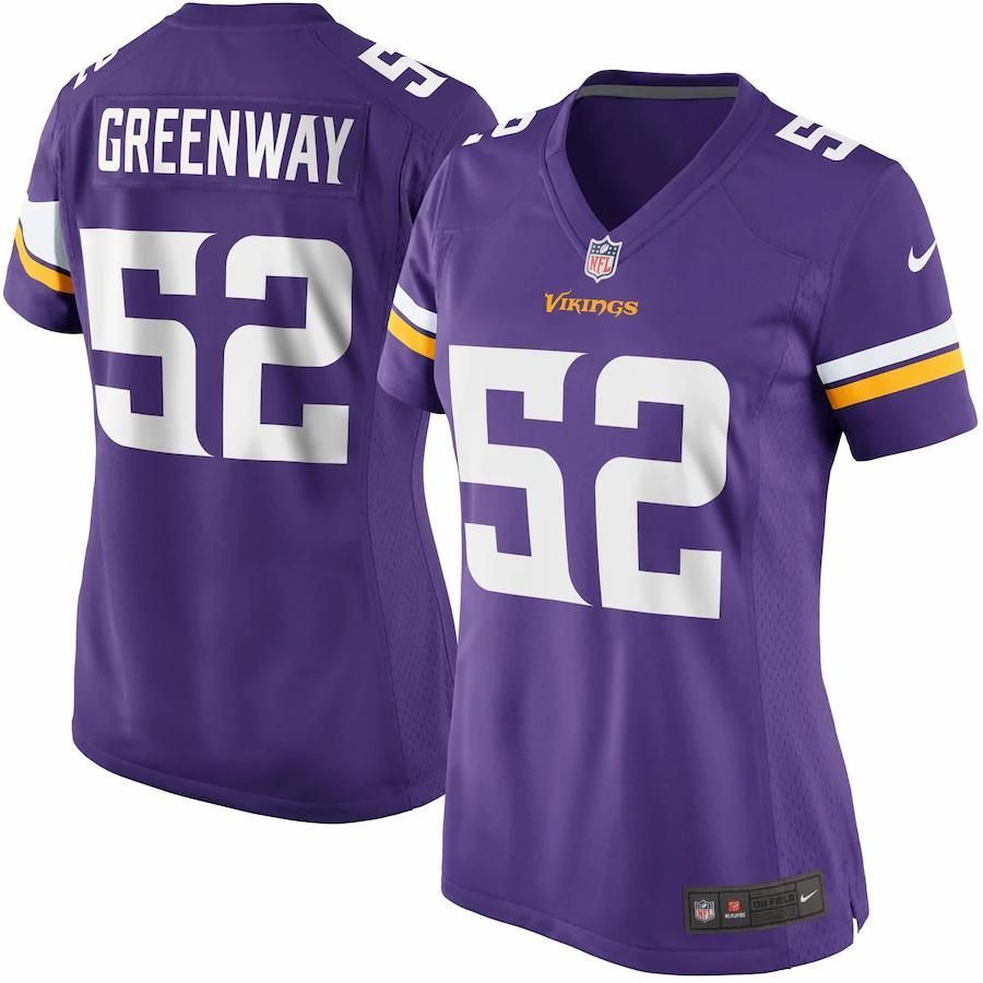 Chad Greenway Minnesota Vikings Women's Game Jersey - Purple - Friend Lounge Store - Shop for All Things Jerseys Sports - PersonalJerseys