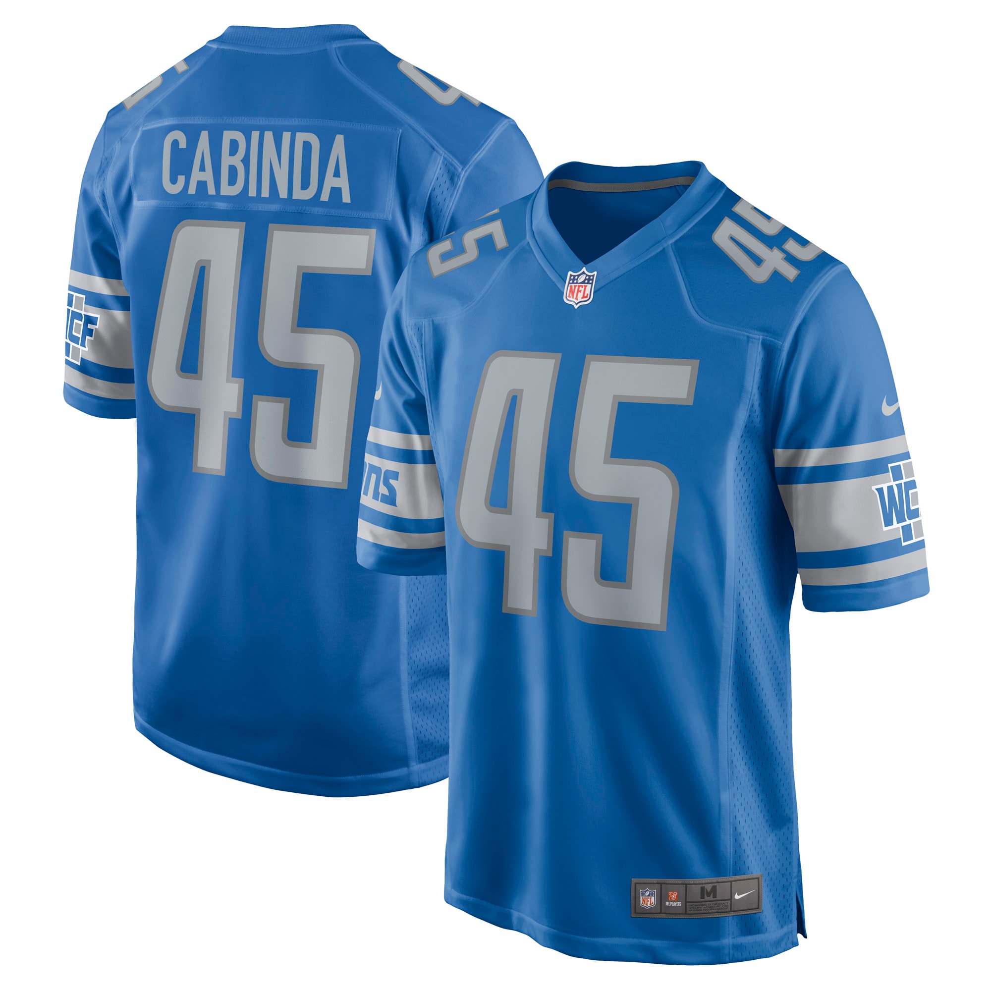 Jason Cabinda Detroit Lions Nike Game Player Jersey - Blue - PersonalJerseys