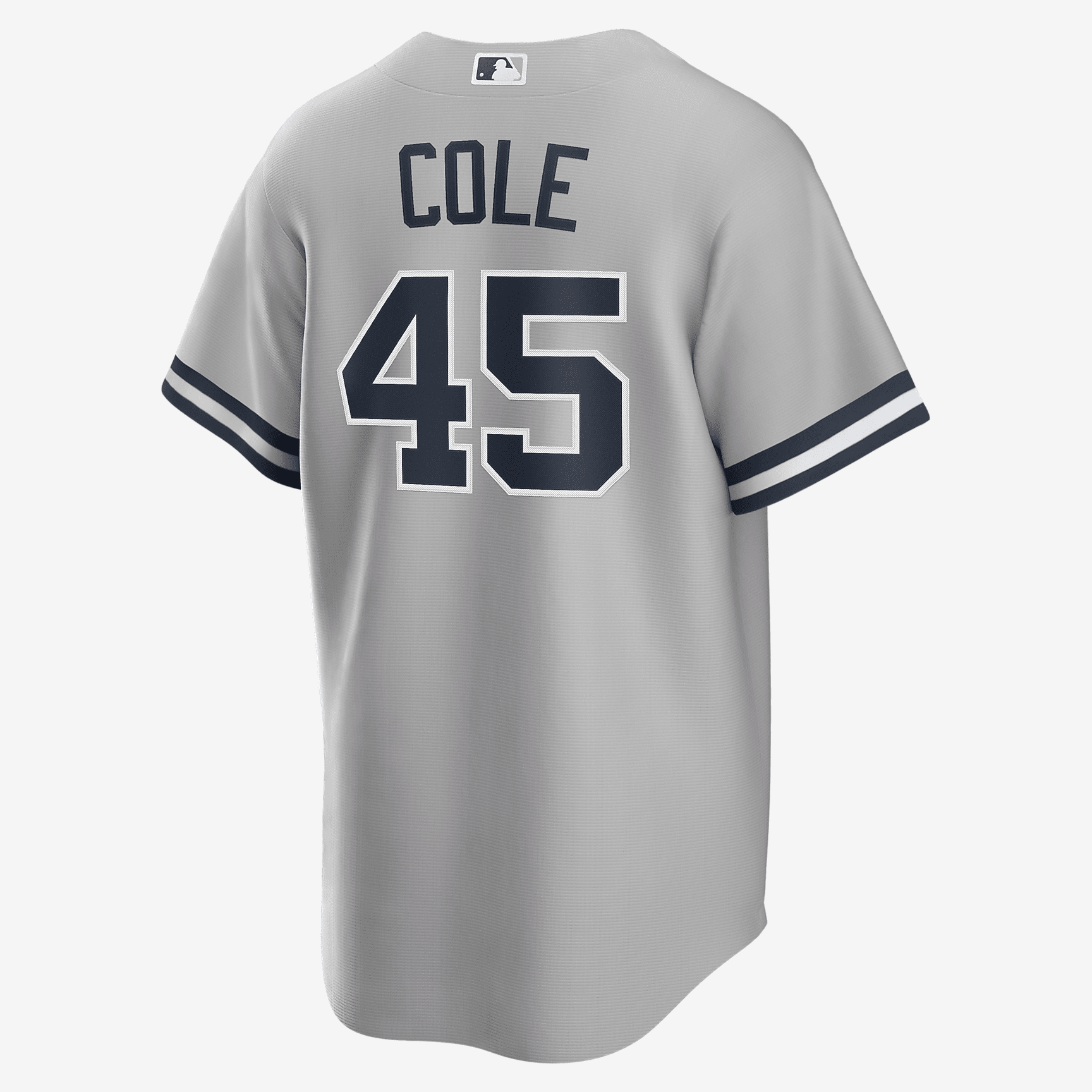 MLB New York Yankees (Gerrit Cole) Men's Replica Baseball Jersey - Grey - PersonalJerseys