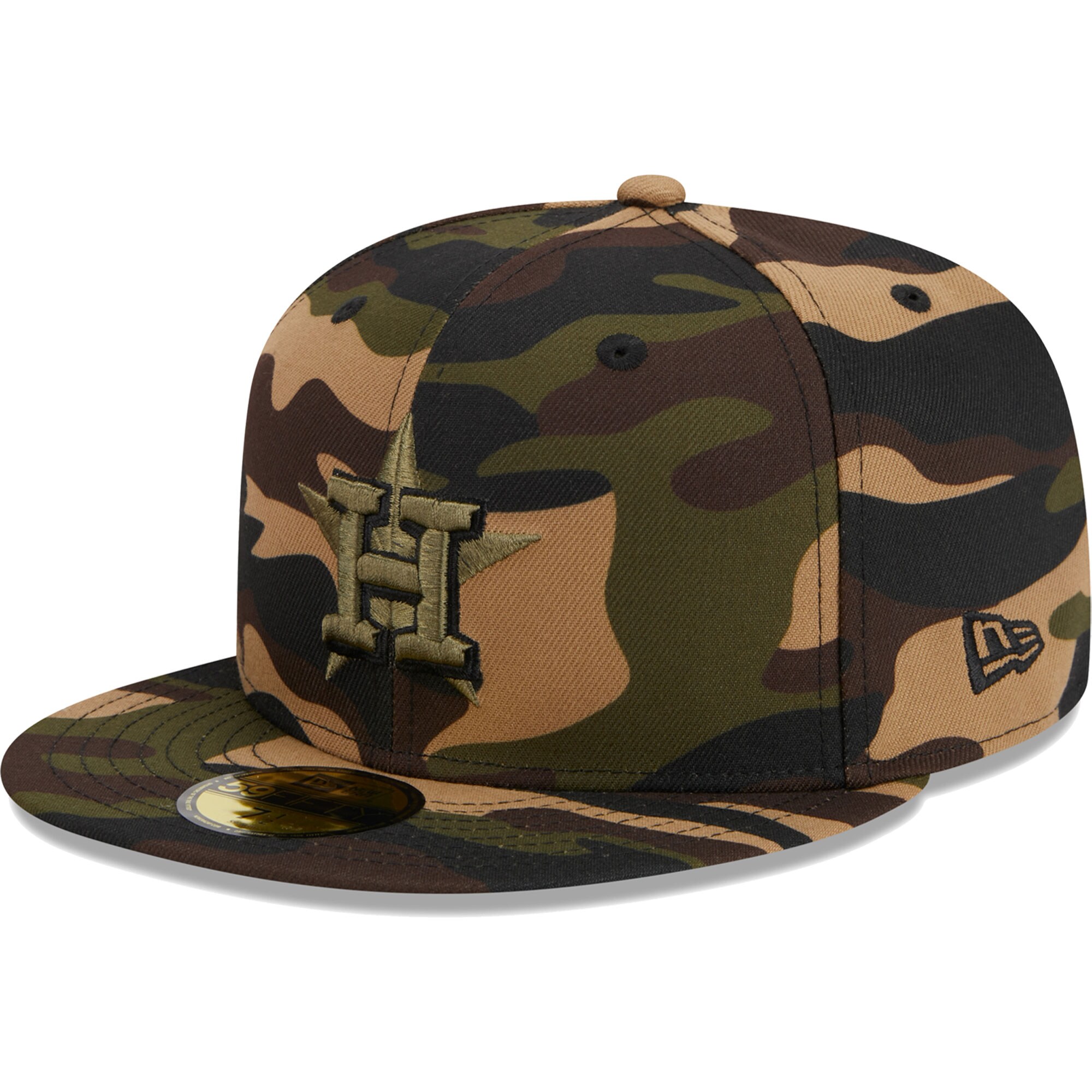 Houston Astros New Era Autumn 59FIFTY Fitted Hat - Camo - PersonalJerseys