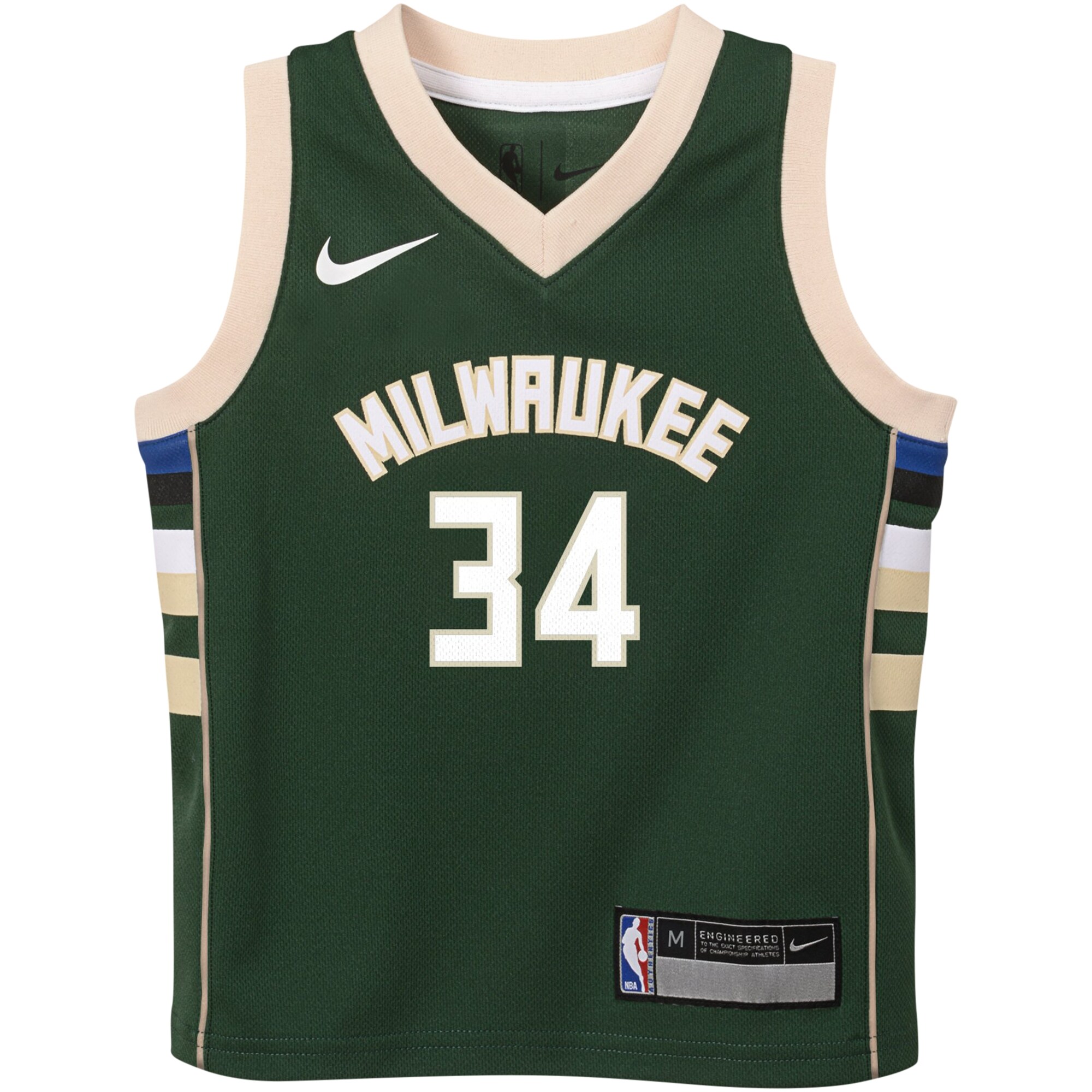 Giannis Antetokounmpo Milwaukee Bucks Nike Preschool Swingman Player Jersey - Icon Edition - Hunter Green - PersonalJerseys
