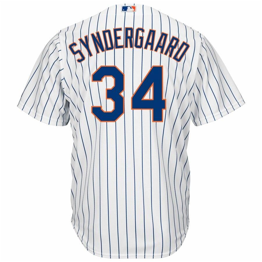 Noah Syndergaard New York Mets Majestic Official Cool Base Player Jersey - White - Friend Lounge Store - Shop for All Things Jerseys Sports - PersonalJerseys