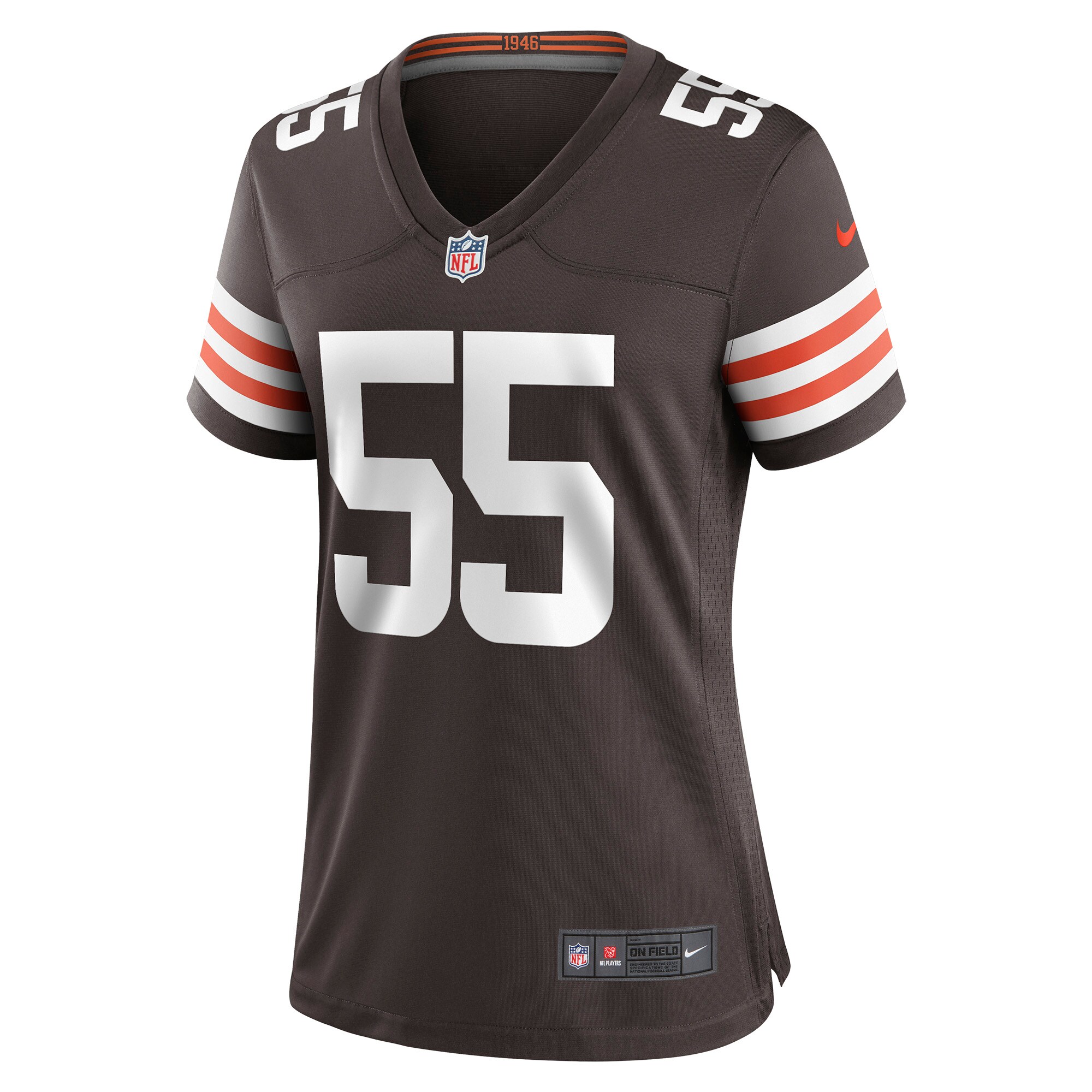 Cleveland Browns Ethan Pocic Brown Game Jersey for Youth Women Men - Friend Lounge Store - Shop for All Things Jerseys Sports - PersonalJerseys