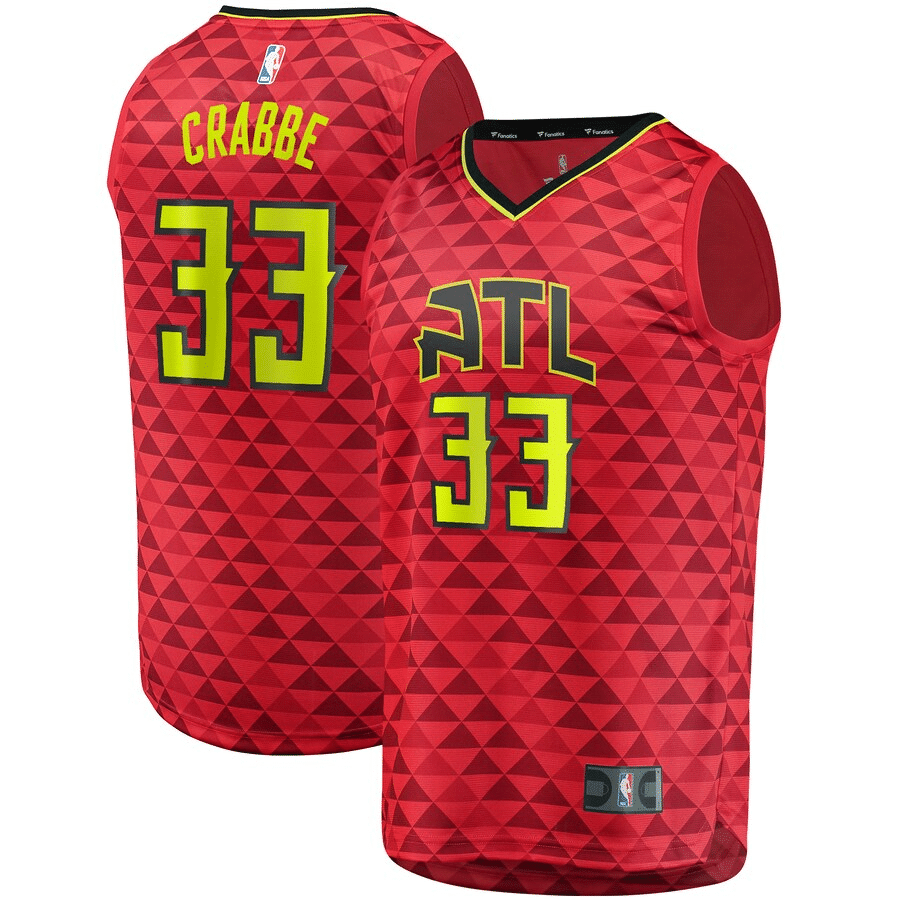 Allen Crabbe Atlanta Hawks Branded Fast Break Jersey Red - Statement Edition - Friend Lounge Store - Shop for All Things Jerseys Sports - PersonalJerseys