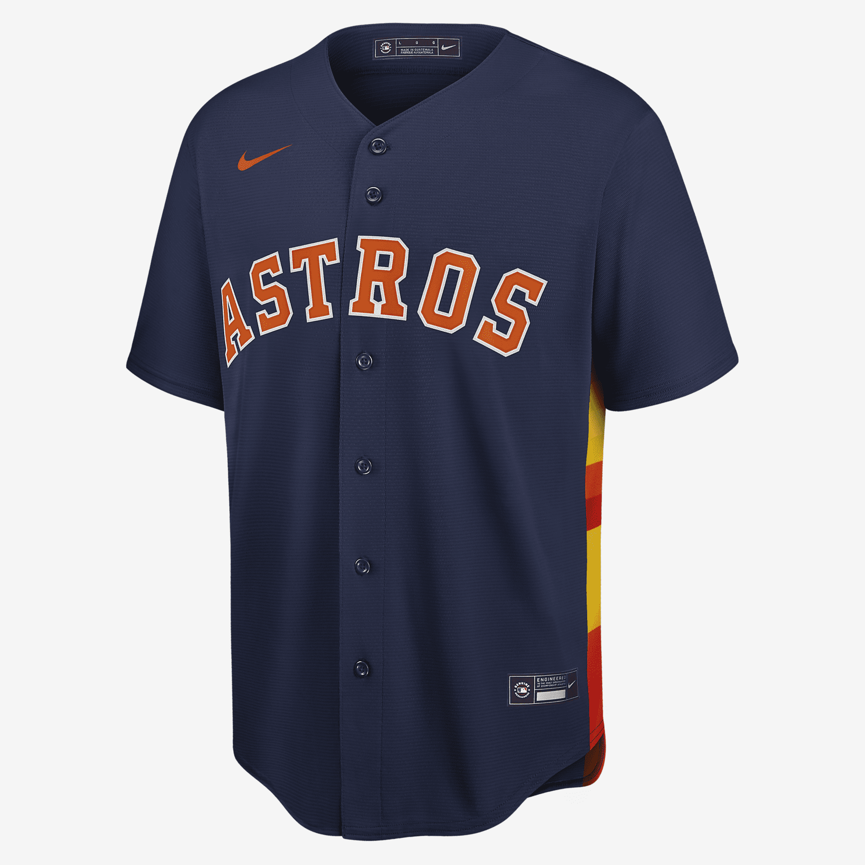 MLB Houston Astros (Alex Bregman) Men's Replica Baseball Jersey - Navy - PersonalJerseys