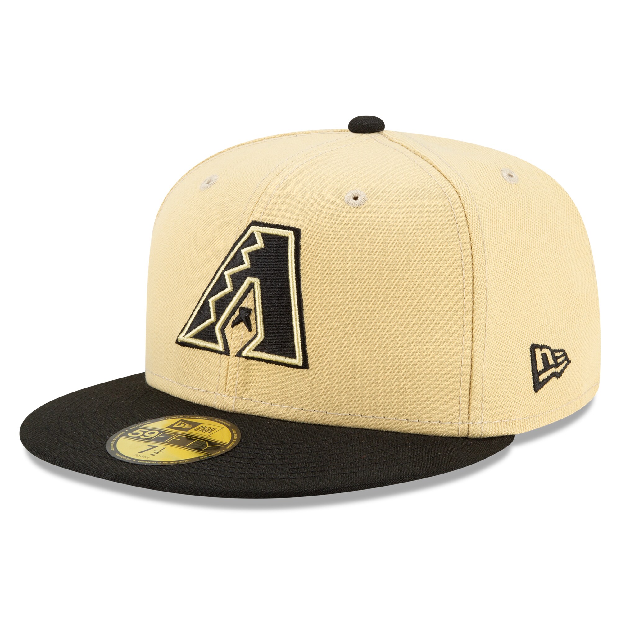 Arizona Diamondbacks New Era 2021 City Connect 59FIFTY Fitted Hat - Sand/Black - PersonalJerseys