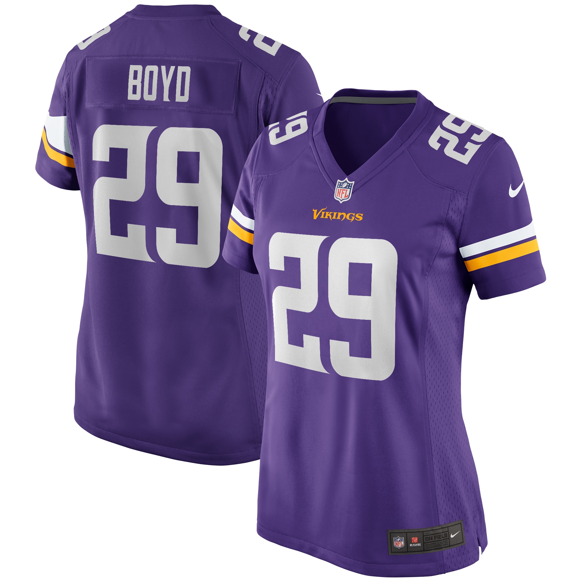 Kris Boyd Minnesota Vikings Nike Women's Game Jersey - Purple - PersonalJerseys