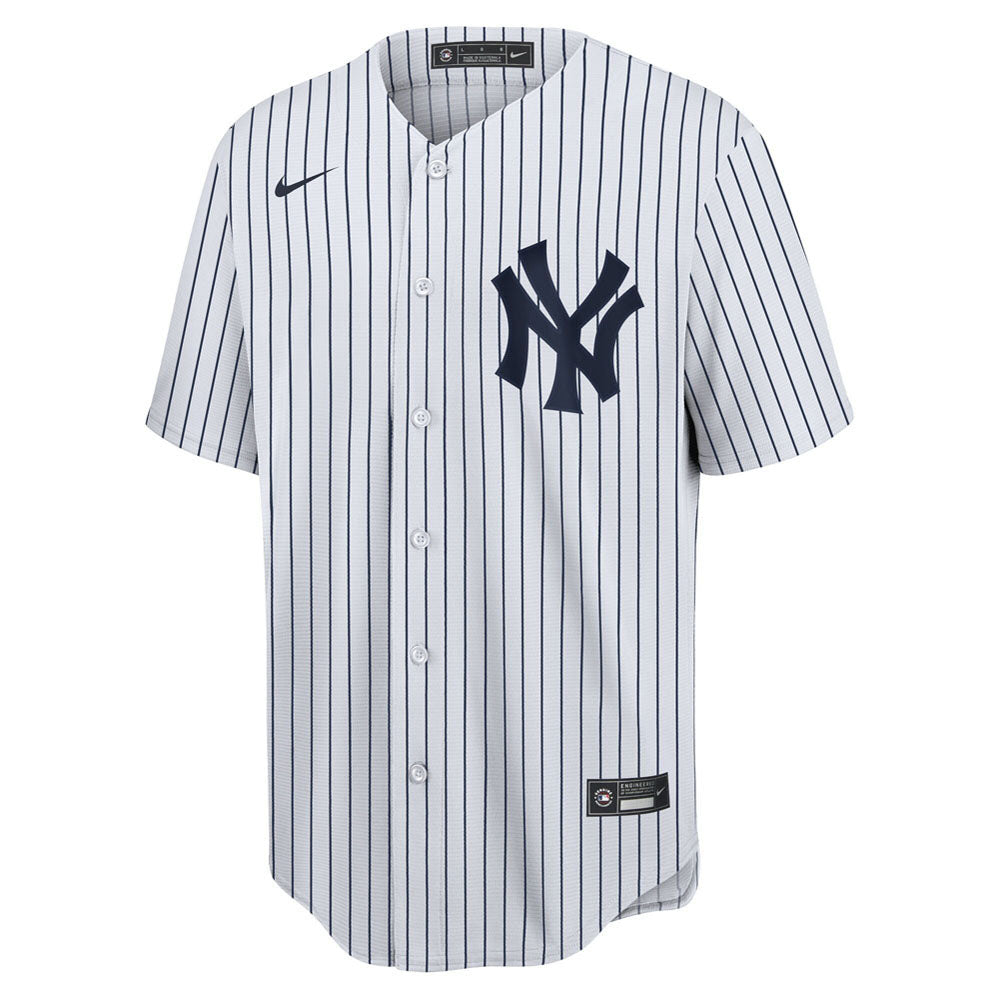Men's New York Yankees Derek Jeter Home Player Name Jersey - White/Navy - PersonalJerseys