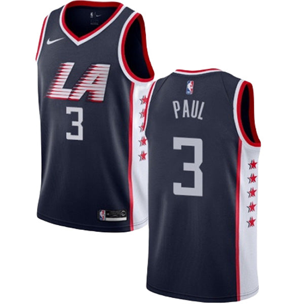 Men's Los Angeles Clippers Chris Paul City Edition Jersey - Navy - PersonalJerseys