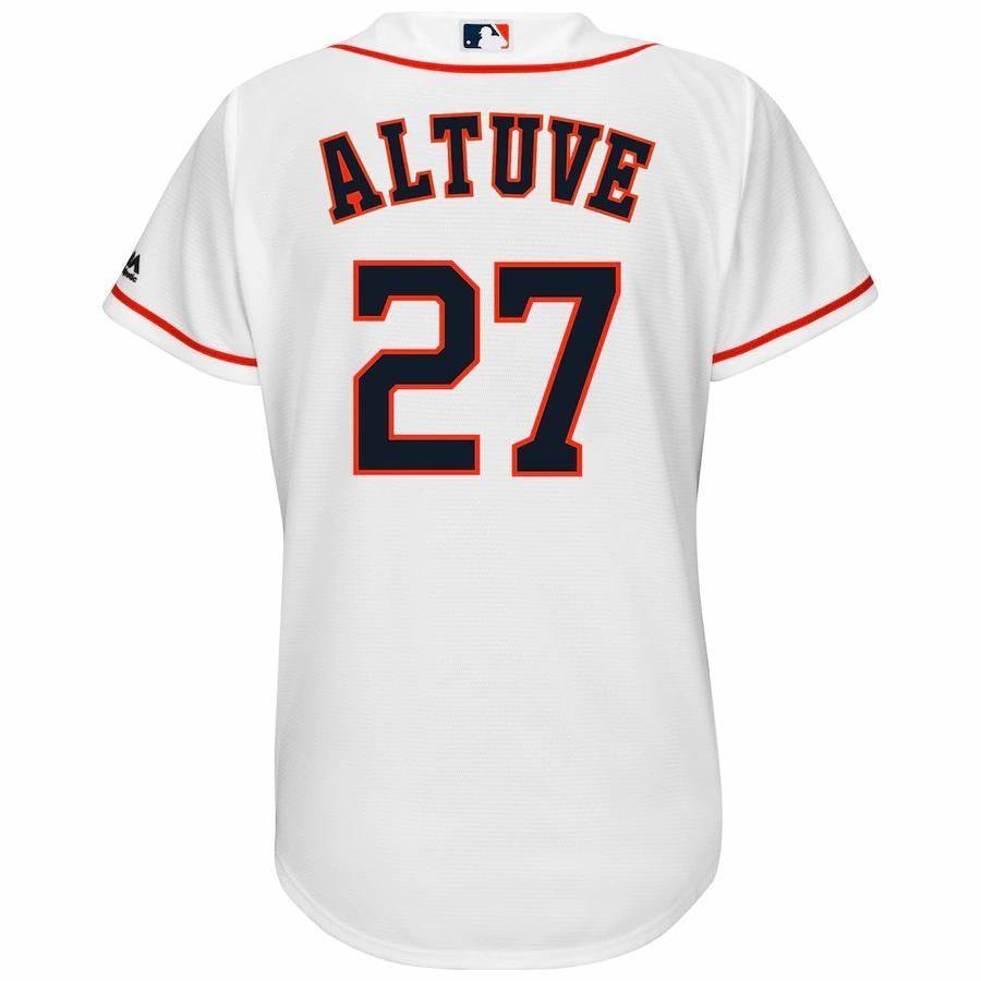 Jose Altuve Houston Astros Majestic Women's Cool Base Player Jersey - White - Friend Lounge Store - Shop for All Things Jerseys Sports - PersonalJerseys
