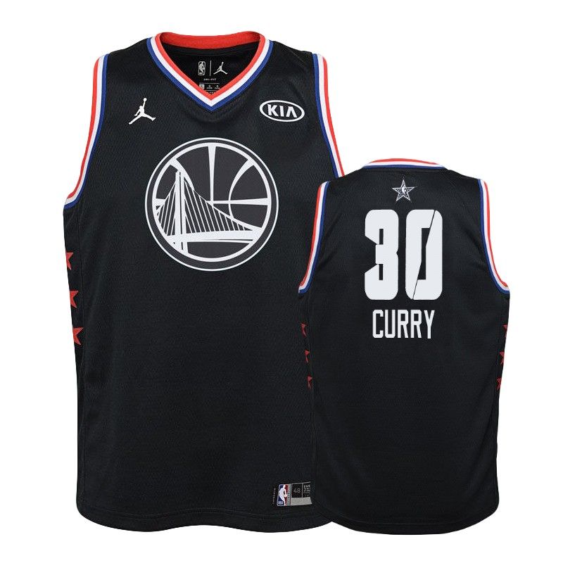 Youth Golden State Warriors #30 Stephen Curry 2019 All-Star Jersey - Black - Friend Lounge Store - Shop for All Things Jerseys Sports - PersonalJerseys