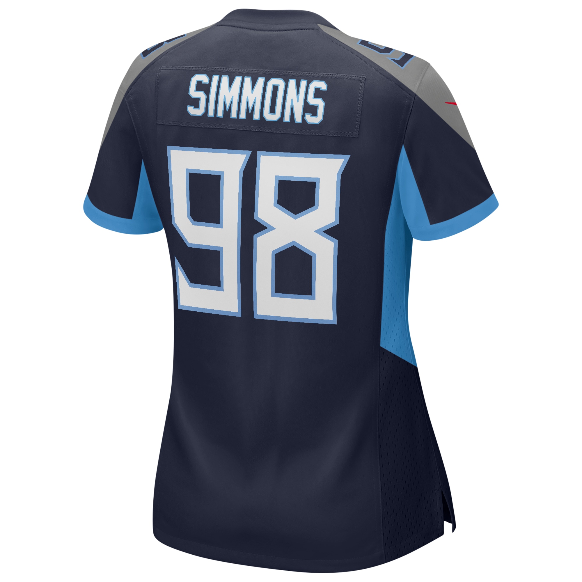 Jeffery Simmons Tennessee Titans Nike Women's Game Jersey - Navy - PersonalJerseys
