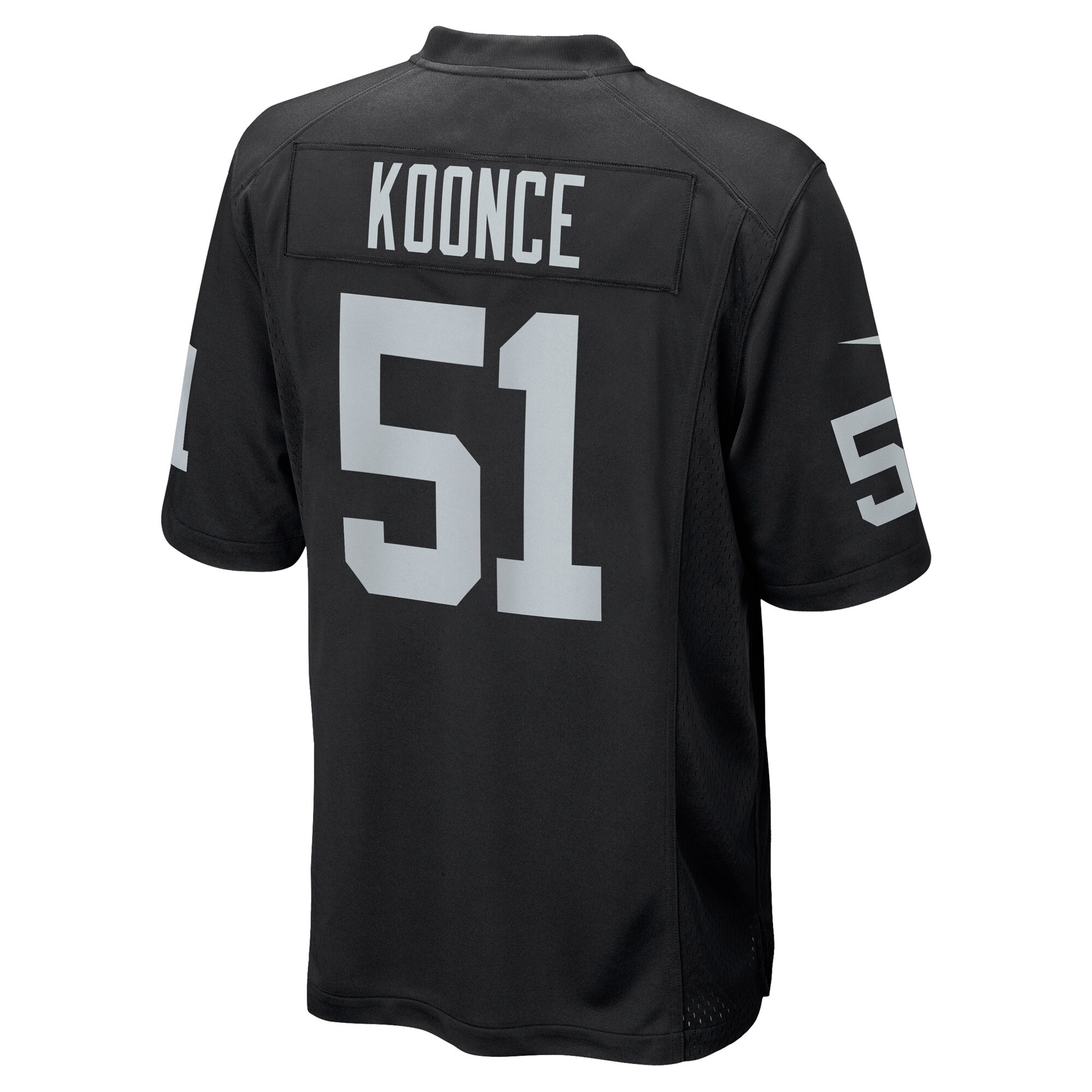 Las Vegas Raiders Malcolm Koonce Black Game Jersey for Youth Women Men - Friend Lounge Store - Shop for All Things Jerseys Sports - PersonalJerseys