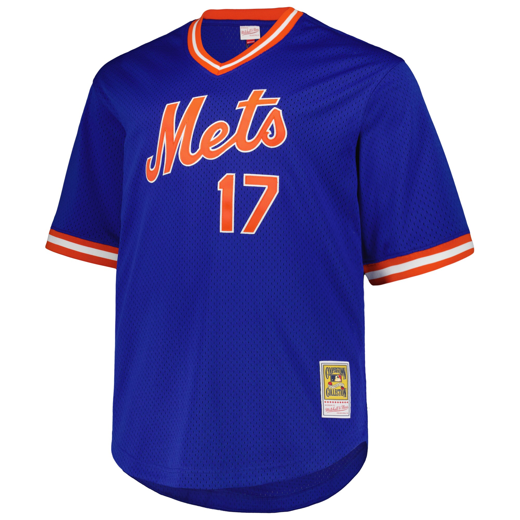 Keith Hernandez New York Mets Mitchell & Ness 1986 Cooperstown Collection Mesh Pullover Jersey - Royal - PersonalJerseys