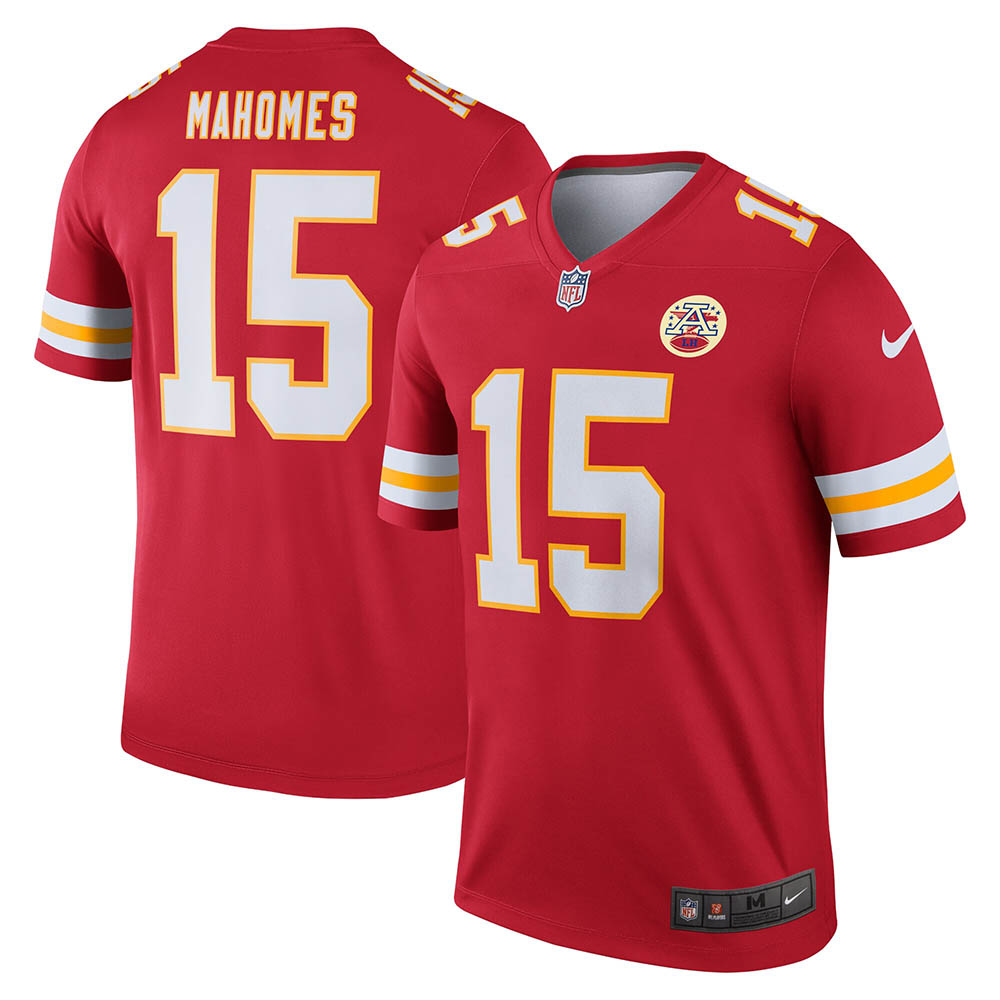 Men's Kansas City Chiefs Patrick Mahomes Legend Jersey Red - PersonalJerseys