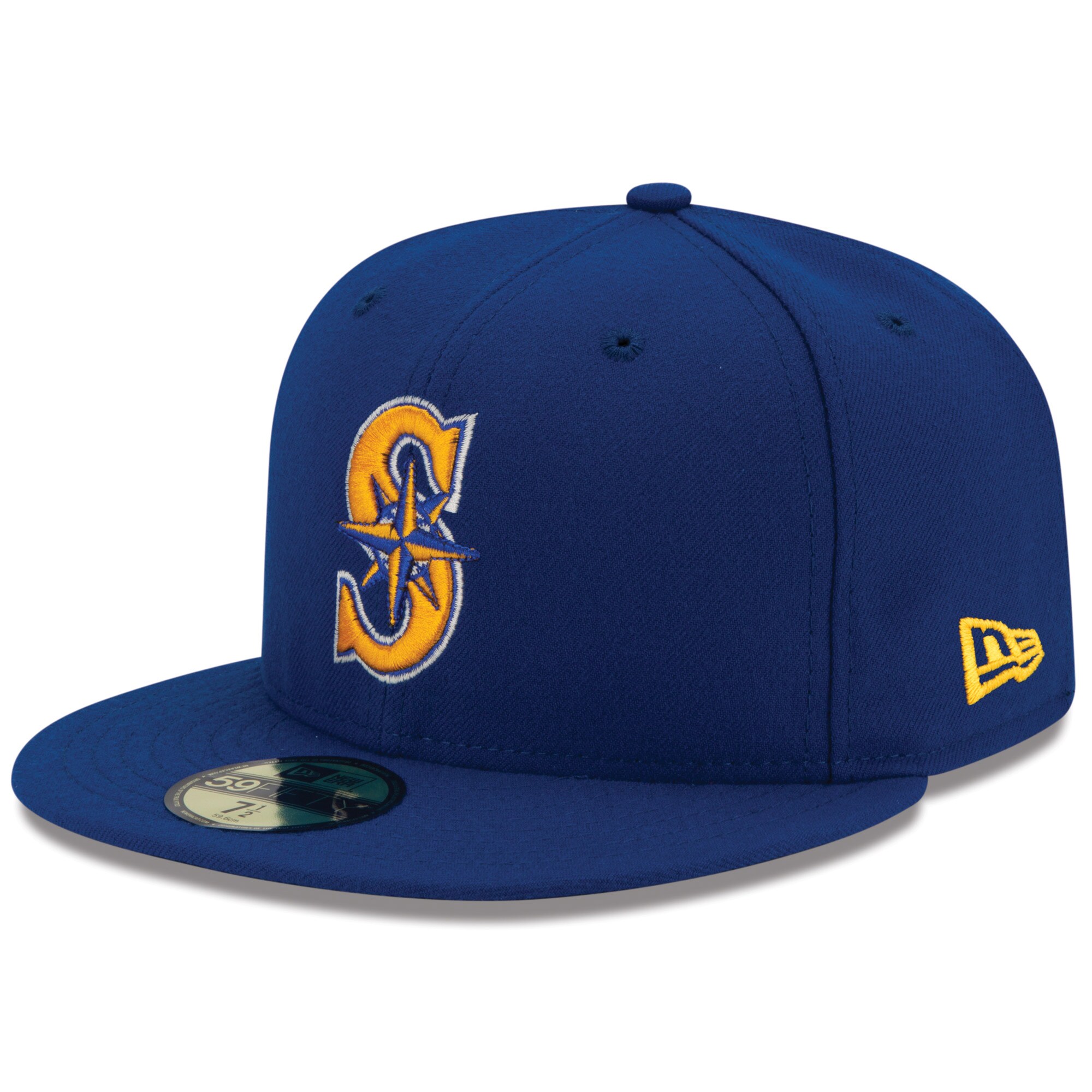 Seattle Mariners New Era Alternate 2 Authentic On Field 59FIFTY Fitted Hat - Royal - PersonalJerseys