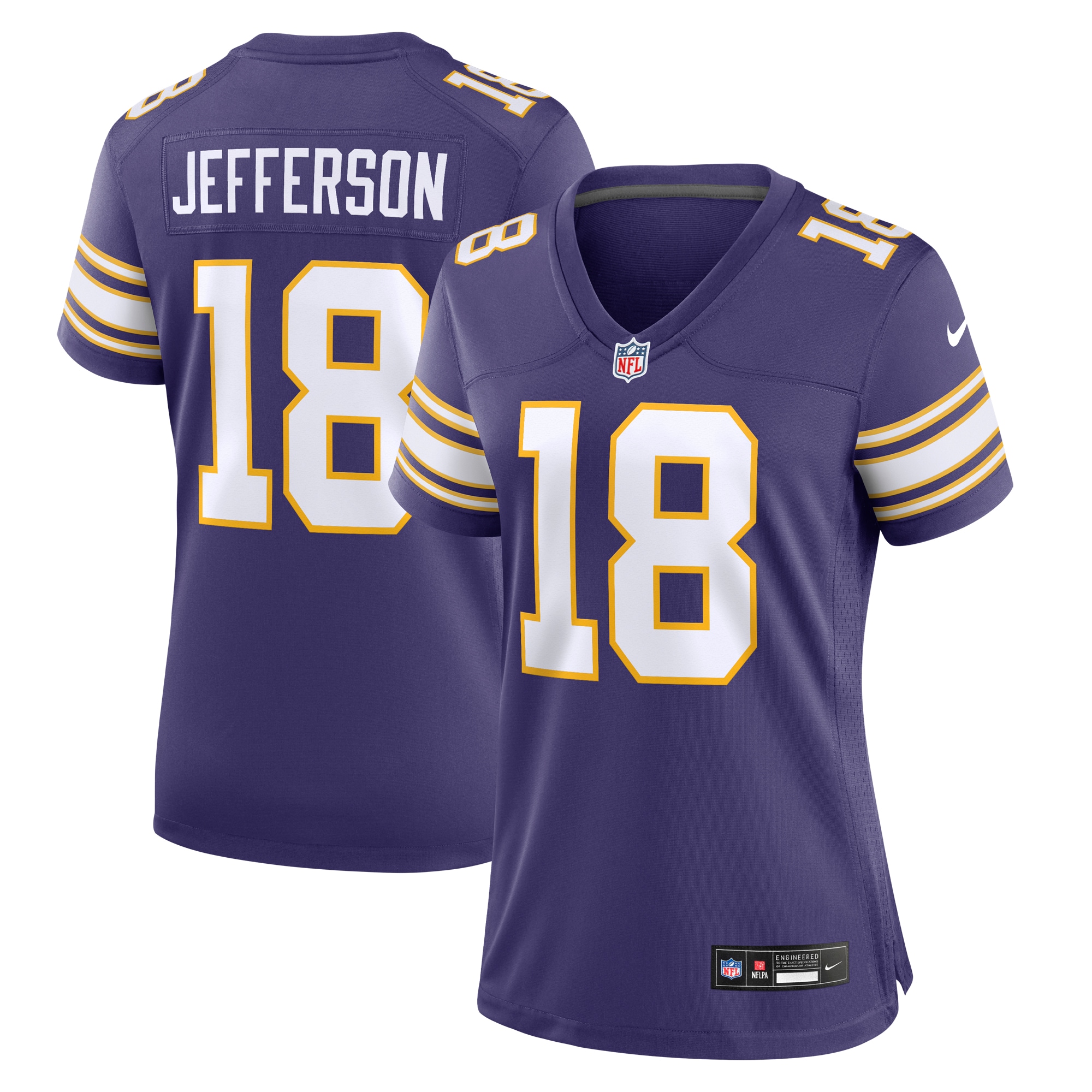 Justin Jefferson Minnesota Vikings Nike Women's Player Jersey - Purple - PersonalJerseys