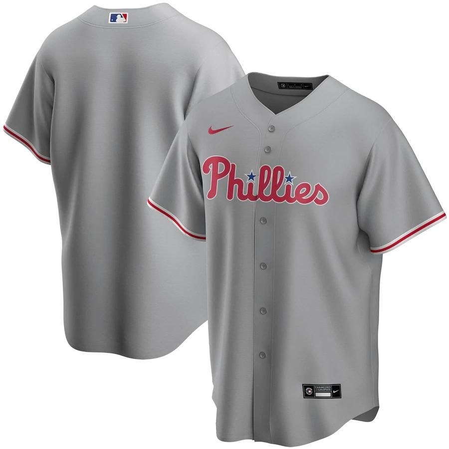 Philadelphia Phillies Road 2020 Team Jersey – Gray - Friend Lounge Store - Shop for All Things Jerseys Sports - PersonalJerseys