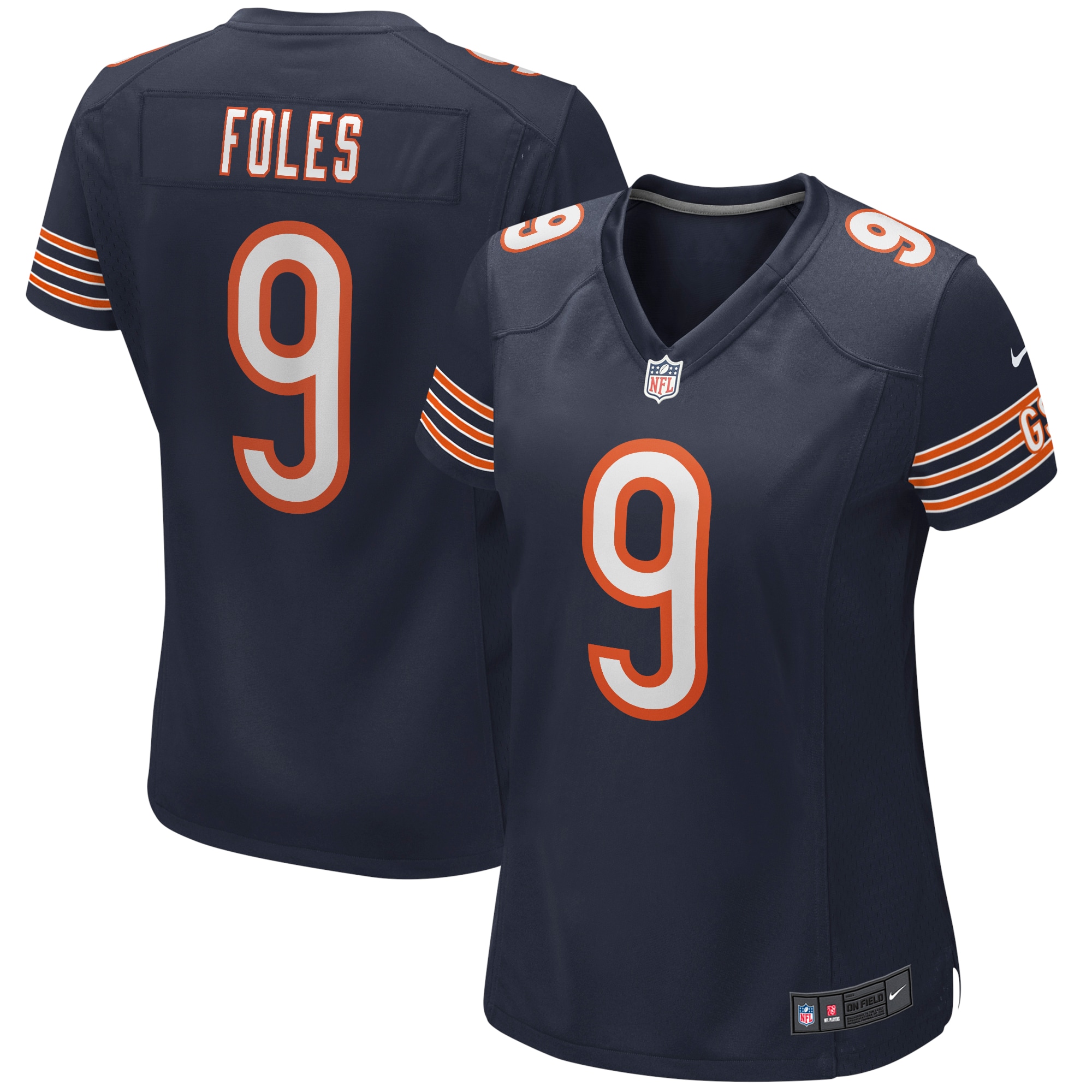 Nick Foles Chicago Bears Nike Women's Game Jersey - Navy - PersonalJerseys
