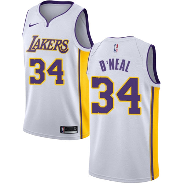 Men's Los Angeles Lakers Shaquille O'Neal Association Jersey - White - PersonalJerseys