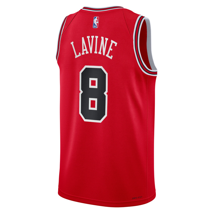 Youth Chicago Bulls Zach Lavine Red Swingman Icon Jersey - PersonalJerseys