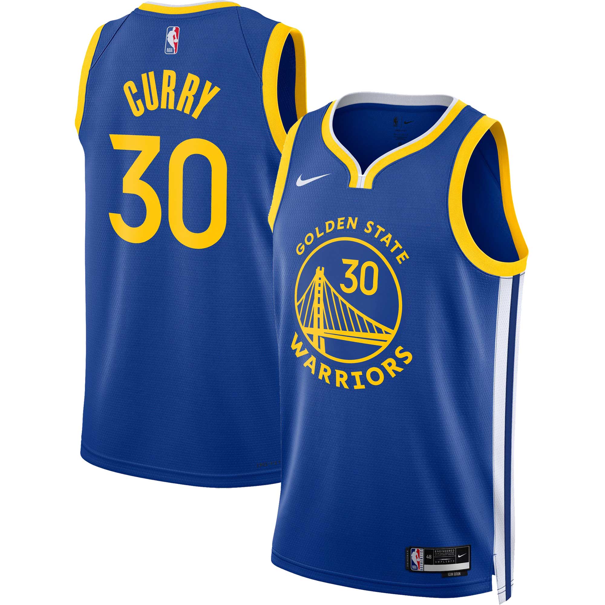 Stephen Curry Golden State Warriors Nike Unisex Swingman Jersey - Association Edition - Royal - PersonalJerseys