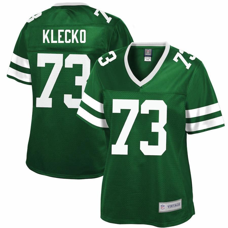 Joe Klecko New York Jets NFL Pro Line Women's Retired Player Jersey - Green - Friend Lounge Store - Shop for All Things Jerseys Sports - PersonalJerseys