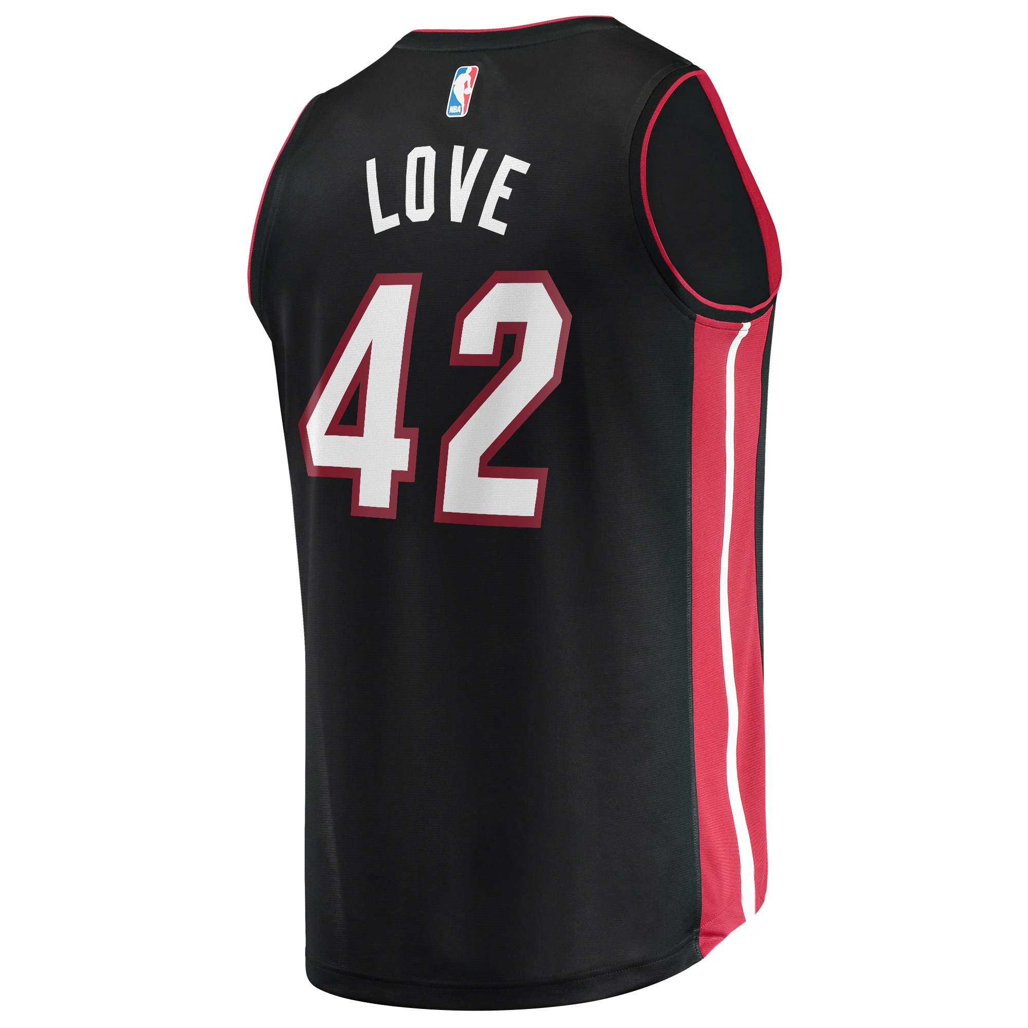 Kevin Love Miami Heat Fanatics Branded Fast Break Player Jersey - Icon Edition - Black - PersonalJerseys