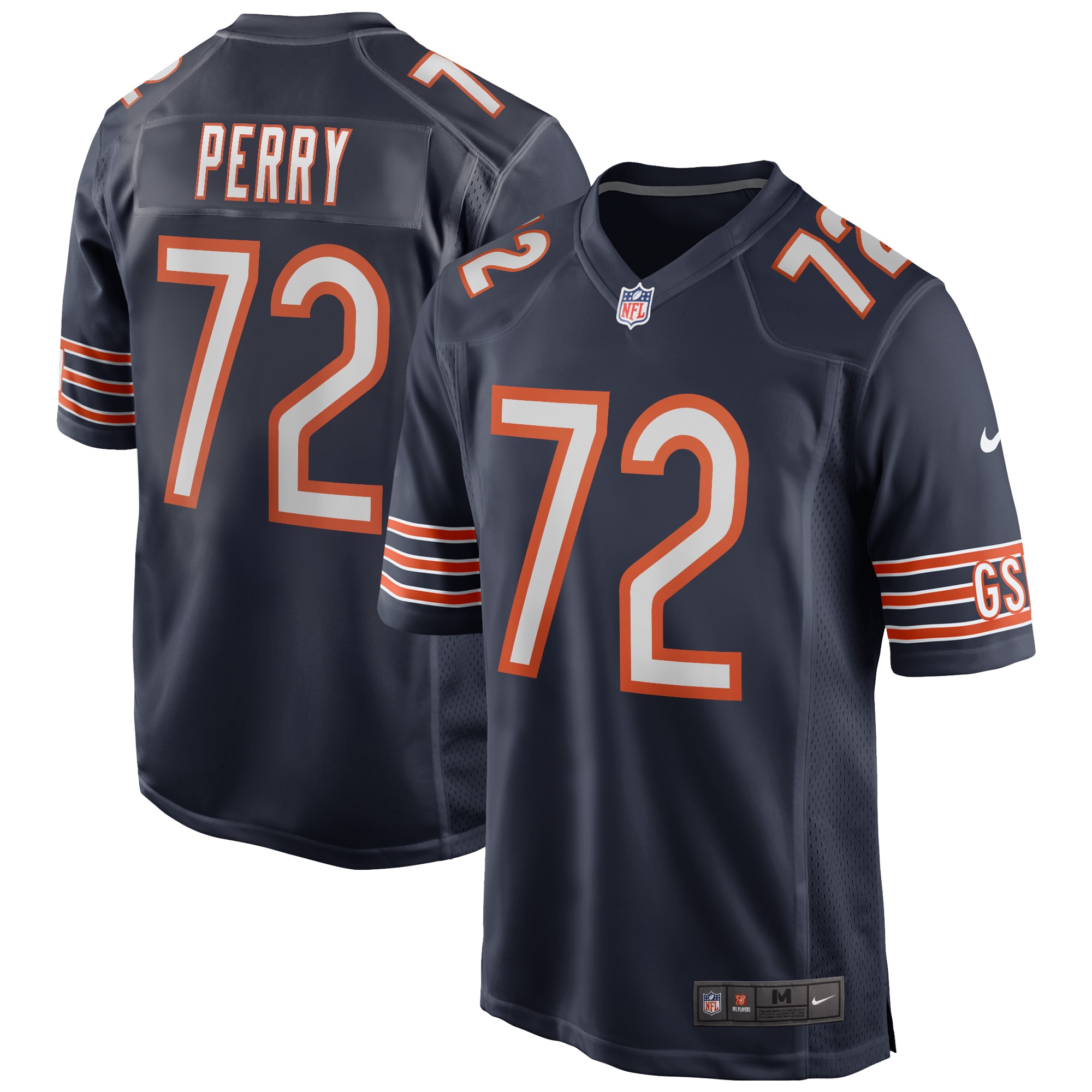 William Perry Chicago Bears Nike Game Retired Player Jersey - Navy - PersonalJerseys