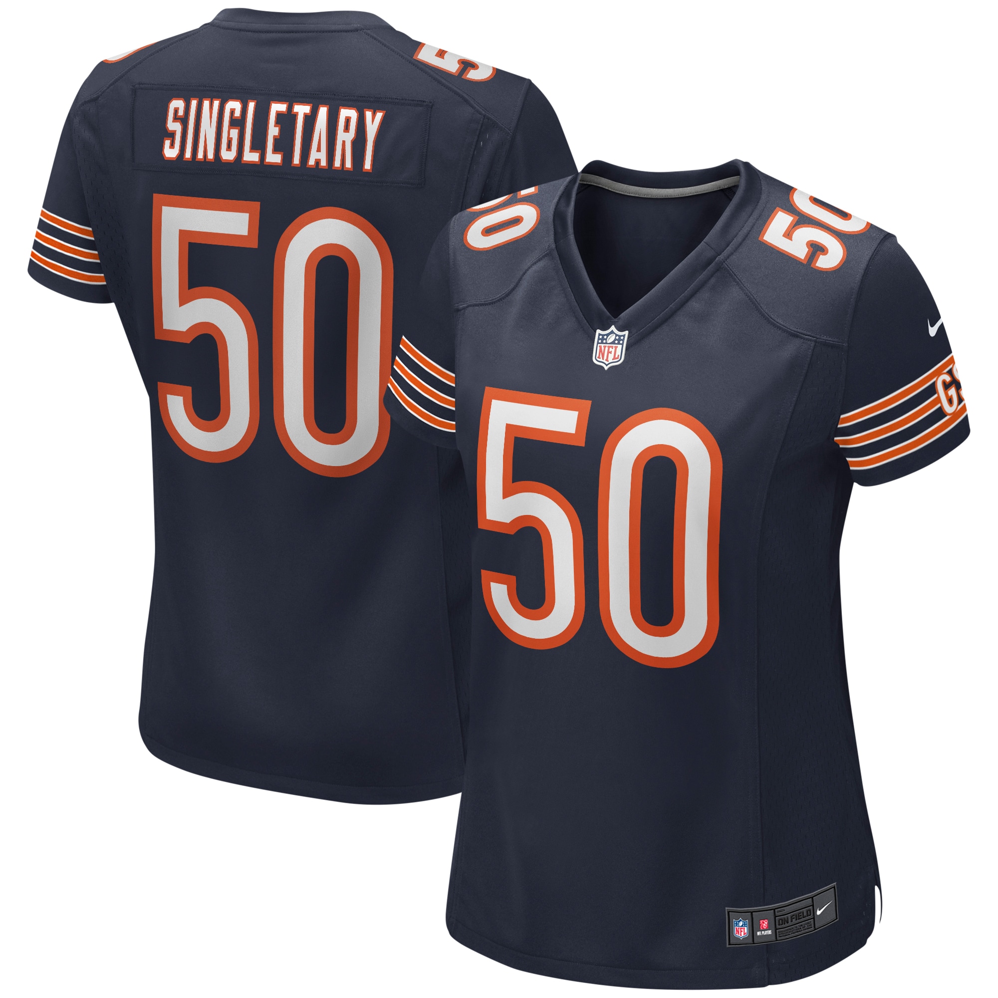 Mike Singletary Chicago Bears Nike Women's Game Retired Player Jersey - Navy - PersonalJerseys